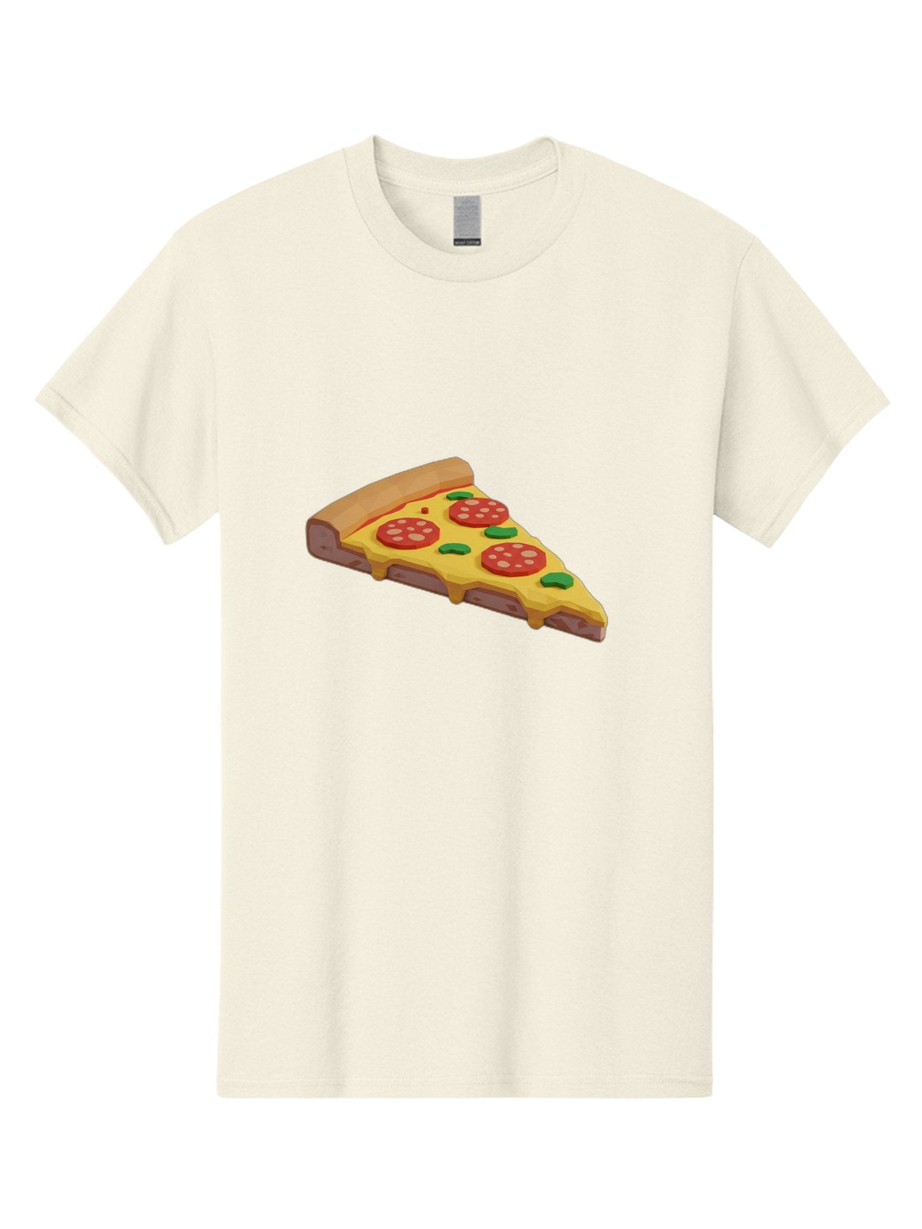 Pizza-Slice-2 Men'S Graphic Tee, 100% Cotton, Comfortable Casual Summer Wear, Machine Washable, Delicious Pizza, Pizza Slice, Cheese, Pepperoni, Basil, Italian Food, Mouth-Watering, Foodie, Tasty, Appetizing, Savory, Hunger, Takeout, Dinner Bac280 5