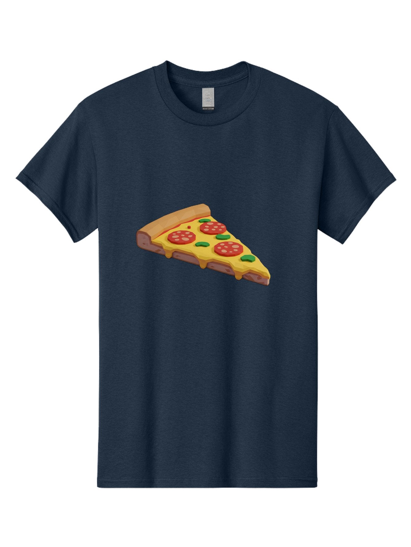 Pizza-Slice-2 Men'S Graphic Tee, 100% Cotton, Comfortable Casual Summer Wear, Machine Washable, Delicious Pizza, Pizza Slice, Cheese, Pepperoni, Basil, Italian Food, Mouth-Watering, Foodie, Tasty, Appetizing, Savory, Hunger, Takeout, Dinner Bac280 10