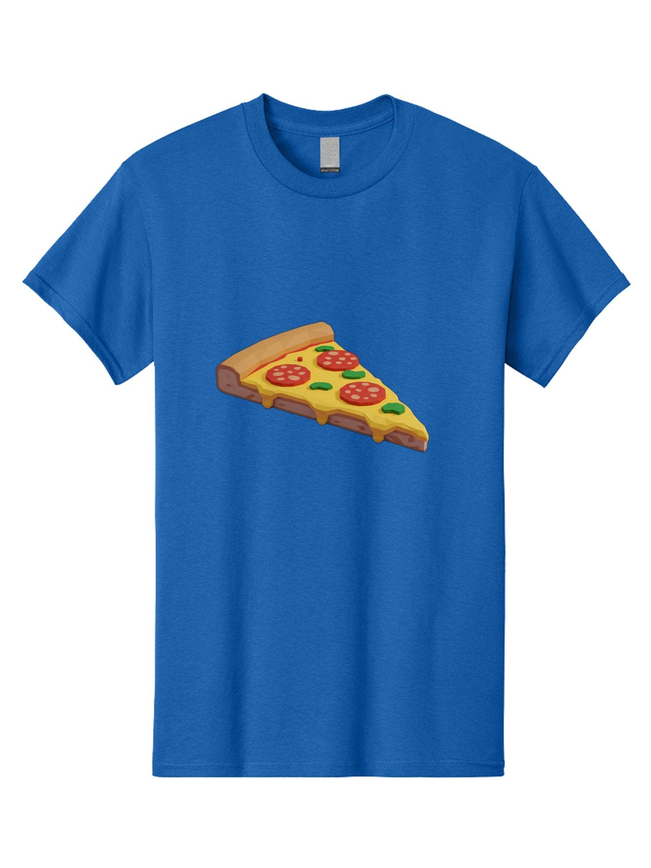 Pizza-Slice-2 Men'S Graphic Tee, 100% Cotton, Comfortable Casual Summer Wear, Machine Washable, Delicious Pizza, Pizza Slice, Cheese, Pepperoni, Basil, Italian Food, Mouth-Watering, Foodie, Tasty, Appetizing, Savory, Hunger, Takeout, Dinner Bac280 4