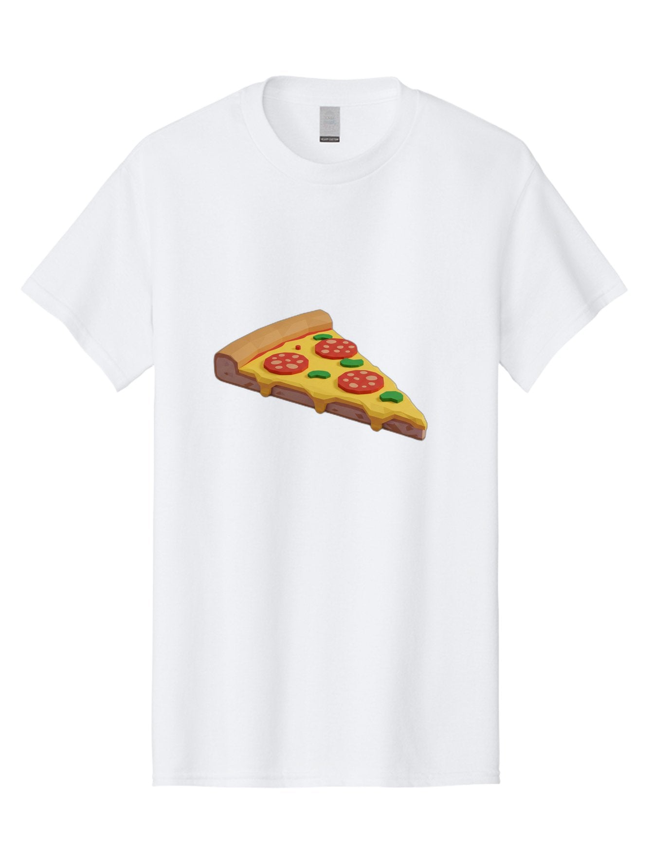 Pizza-Slice-2 Men'S Graphic Tee, 100% Cotton, Comfortable Casual Summer Wear, Machine Washable, Delicious Pizza, Pizza Slice, Cheese, Pepperoni, Basil, Italian Food, Mouth-Watering, Foodie, Tasty, Appetizing, Savory, Hunger, Takeout, Dinner Bac280 13