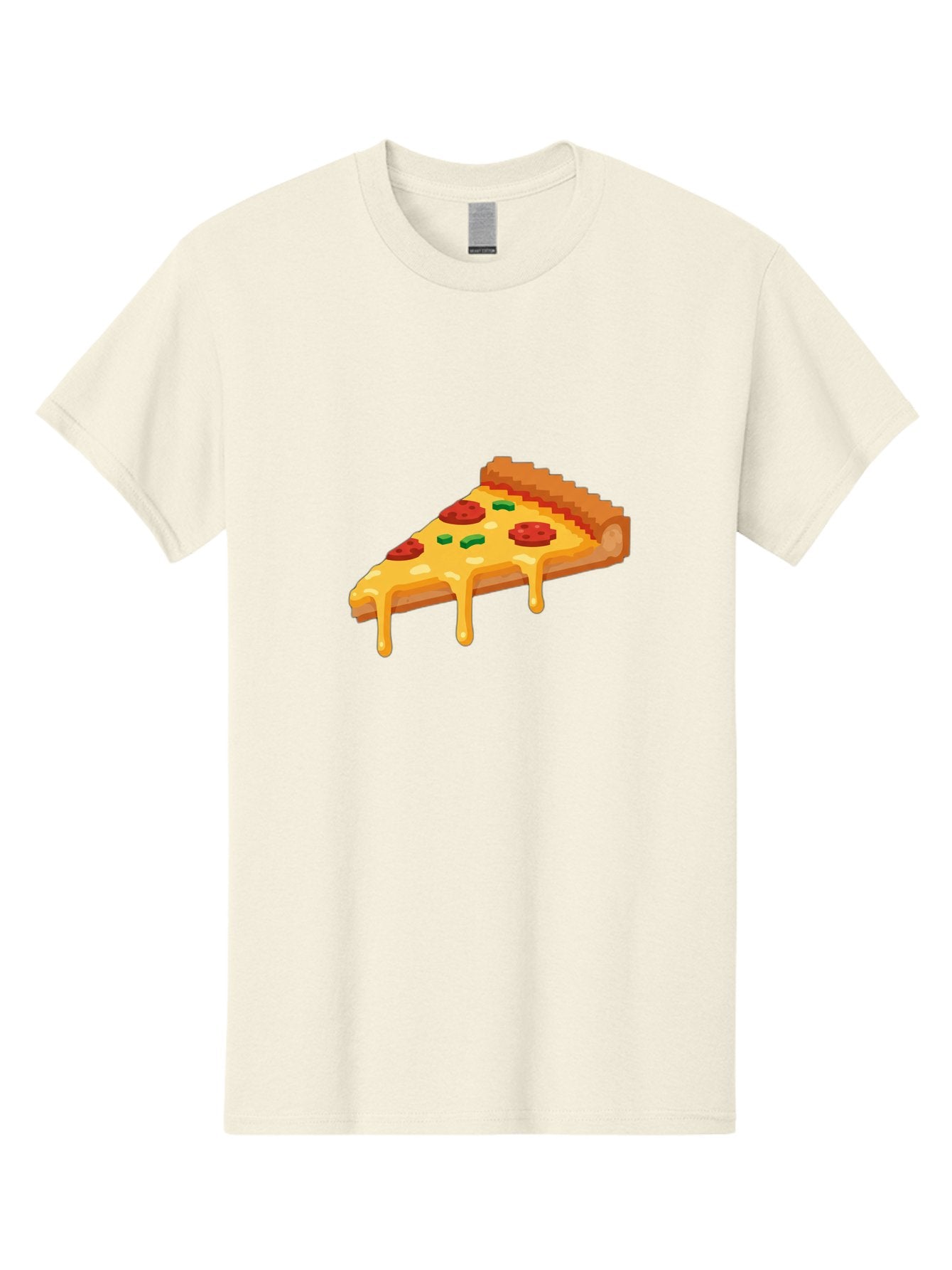 Pizza-Slice-20 Men'S Graphic Tee, 100% Cotton, Comfortable Casual Summer Wear, Machine Washable, Cheesy Pizza, Pepperoni Pizza, Pizza Topping, Melted Cheese, Food Illustration, Cartoon Food, Italian Cuisine, Pizza Slice, Savory Treat, Bac281 11