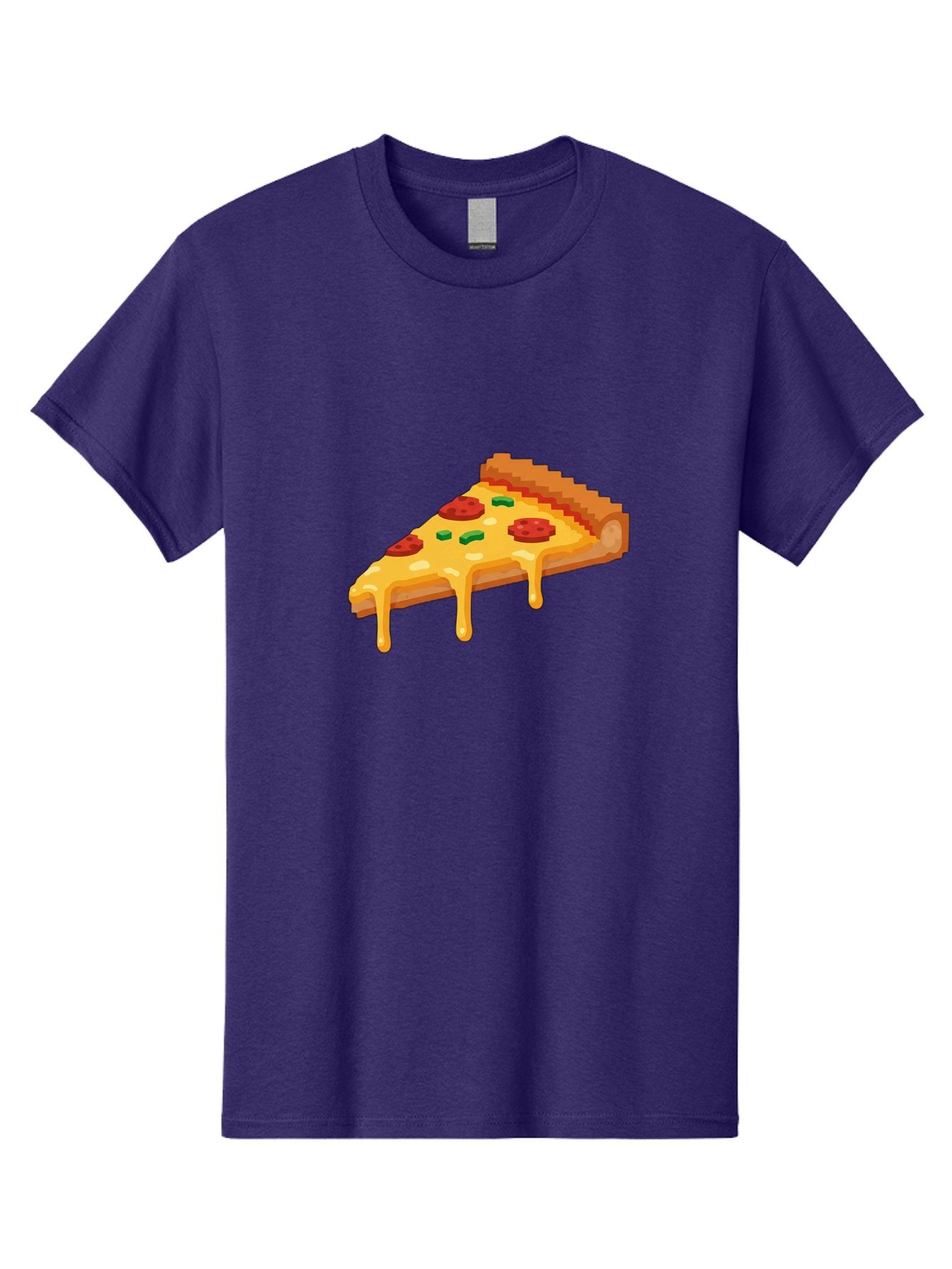 Pizza-Slice-20 Men'S Graphic Tee, 100% Cotton, Comfortable Casual Summer Wear, Machine Washable, Cheesy Pizza, Pepperoni Pizza, Pizza Topping, Melted Cheese, Food Illustration, Cartoon Food, Italian Cuisine, Pizza Slice, Savory Treat, Bac281 10
