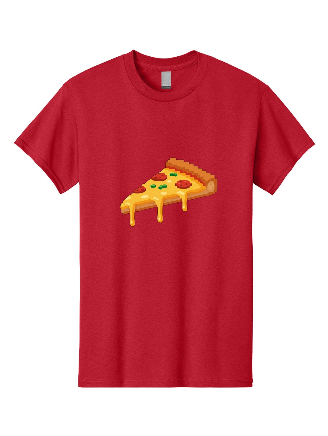 Pizza-Slice-20 Men'S Graphic Tee, 100% Cotton, Comfortable Casual Summer Wear, Machine Washable, Cheesy Pizza, Pepperoni Pizza, Pizza Topping, Melted Cheese, Food Illustration, Cartoon Food, Italian Cuisine, Pizza Slice, Savory Treat, Bac281 12