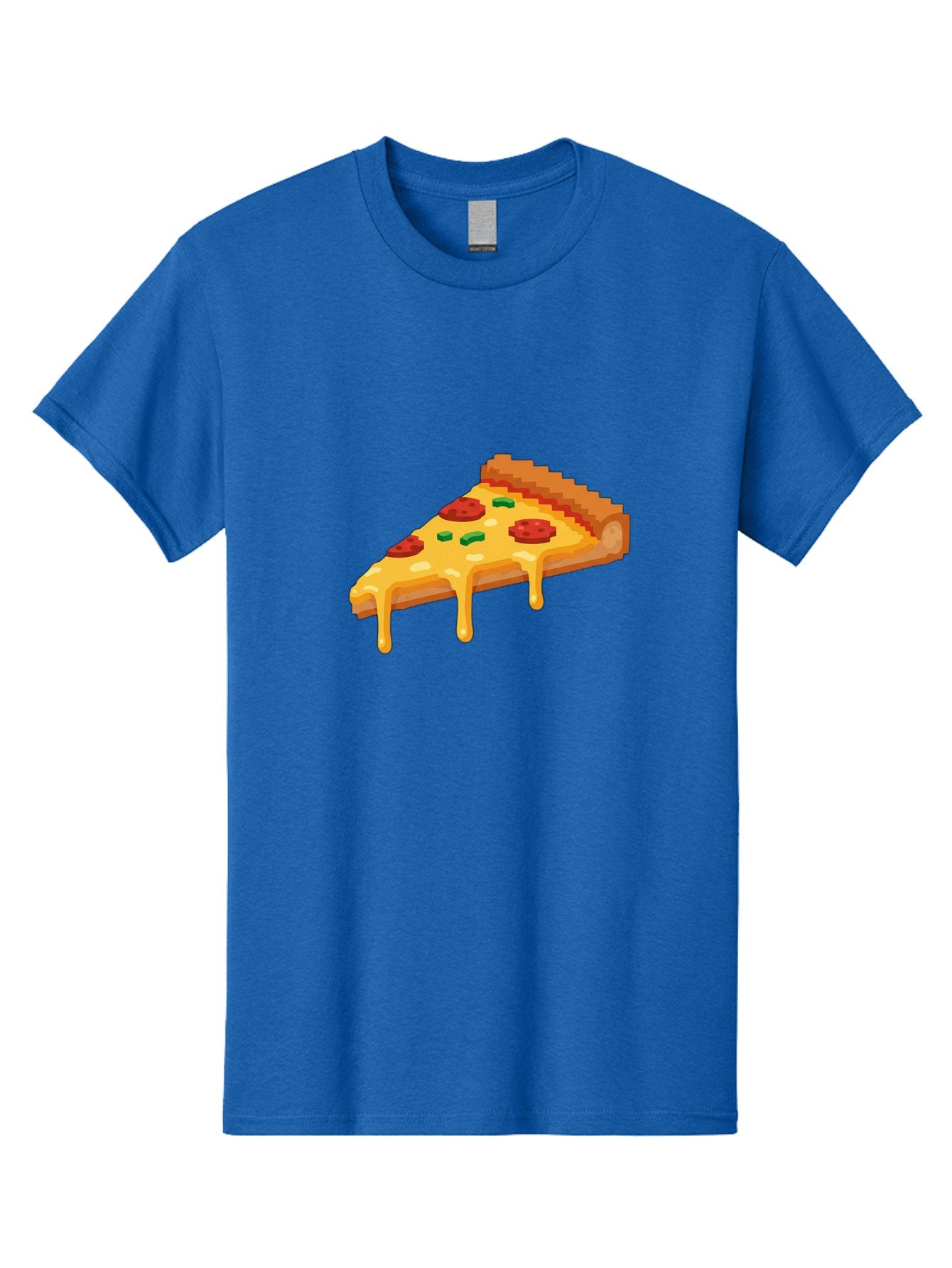 Pizza-Slice-20 Men'S Graphic Tee, 100% Cotton, Comfortable Casual Summer Wear, Machine Washable, Cheesy Pizza, Pepperoni Pizza, Pizza Topping, Melted Cheese, Food Illustration, Cartoon Food, Italian Cuisine, Pizza Slice, Savory Treat, Bac281 14