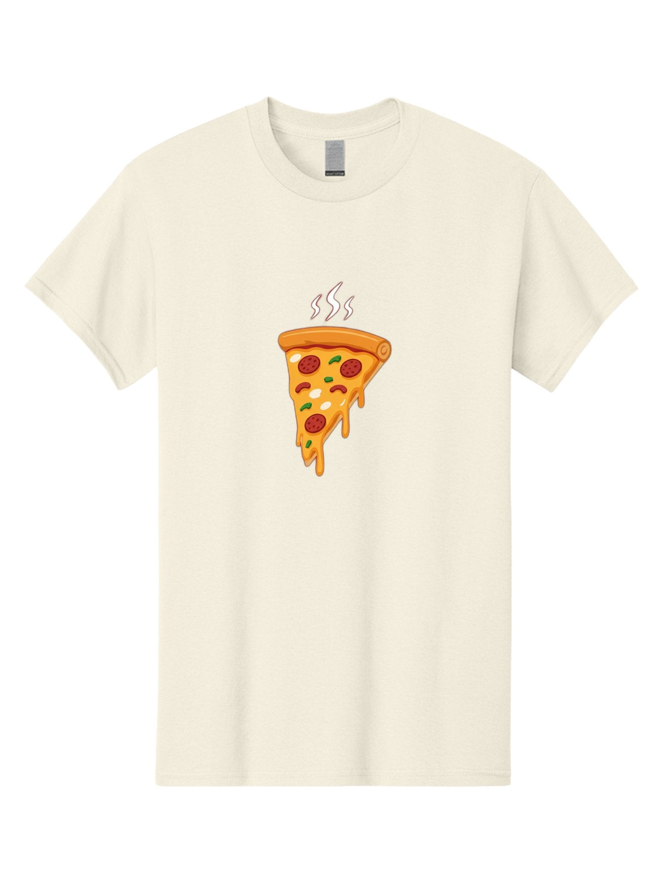 Pizza-Slice-22 Men'S Graphic Tee, 100% Cotton, Comfortable Casual Summer Wear, Machine Washable, Pepperoni Pizza, Melted Cheese, Gooey Goodness, Savory Delight, Hot Pizza, Cheesy Pizza Slice, Delicious Toppings, Italian Food, Pizza Love, Bac283 5