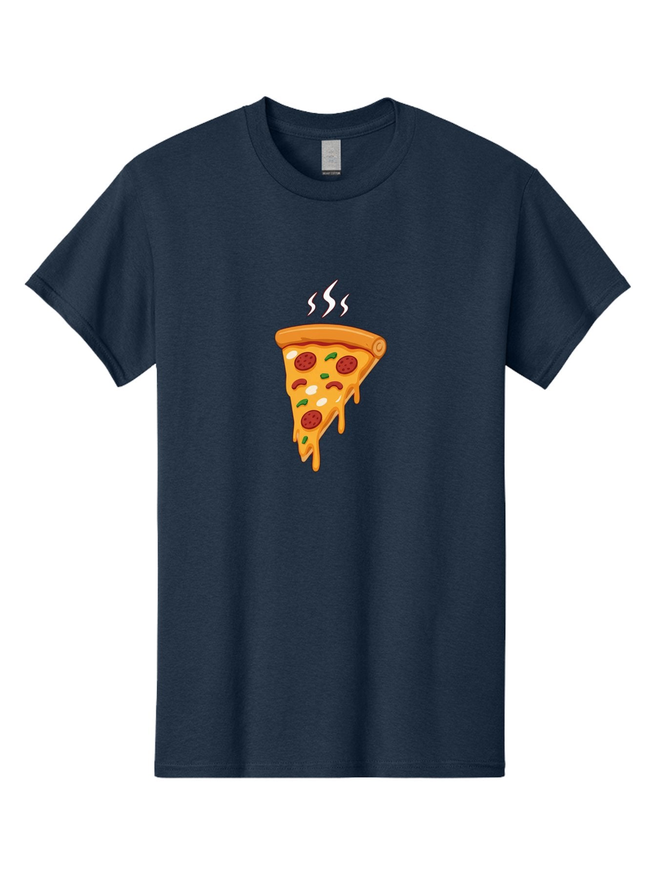 Pizza-Slice-22 Men'S Graphic Tee, 100% Cotton, Comfortable Casual Summer Wear, Machine Washable, Pepperoni Pizza, Melted Cheese, Gooey Goodness, Savory Delight, Hot Pizza, Cheesy Pizza Slice, Delicious Toppings, Italian Food, Pizza Love, Bac283 10