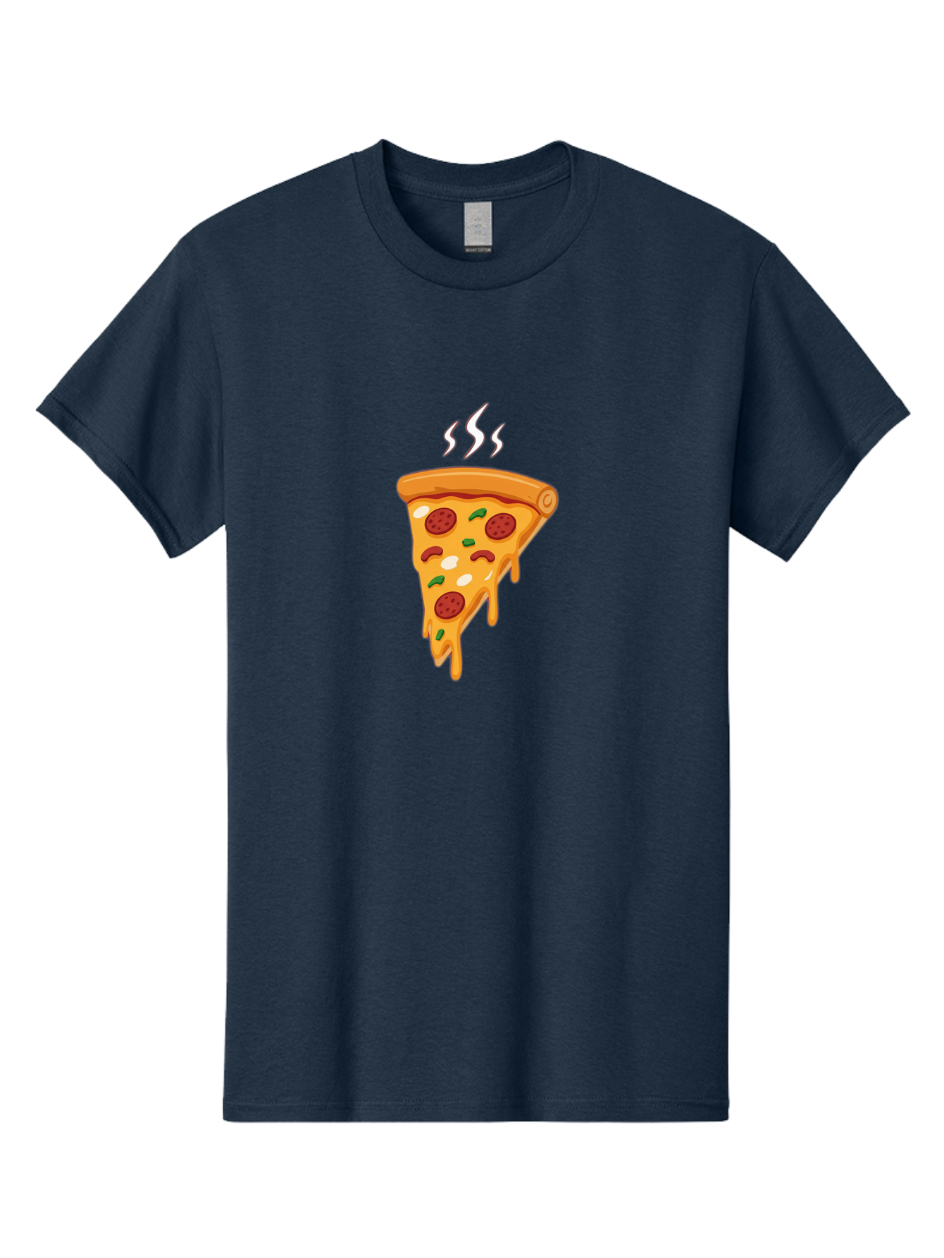 Pizza-Slice-22 Men'S Graphic Tee, 100% Cotton, Comfortable Casual Summer Wear, Machine Washable, Pepperoni Pizza, Melted Cheese, Gooey Goodness, Savory Delight, Hot Pizza, Cheesy Pizza Slice, Delicious Toppings, Italian Food, Pizza Love, Bac283 14