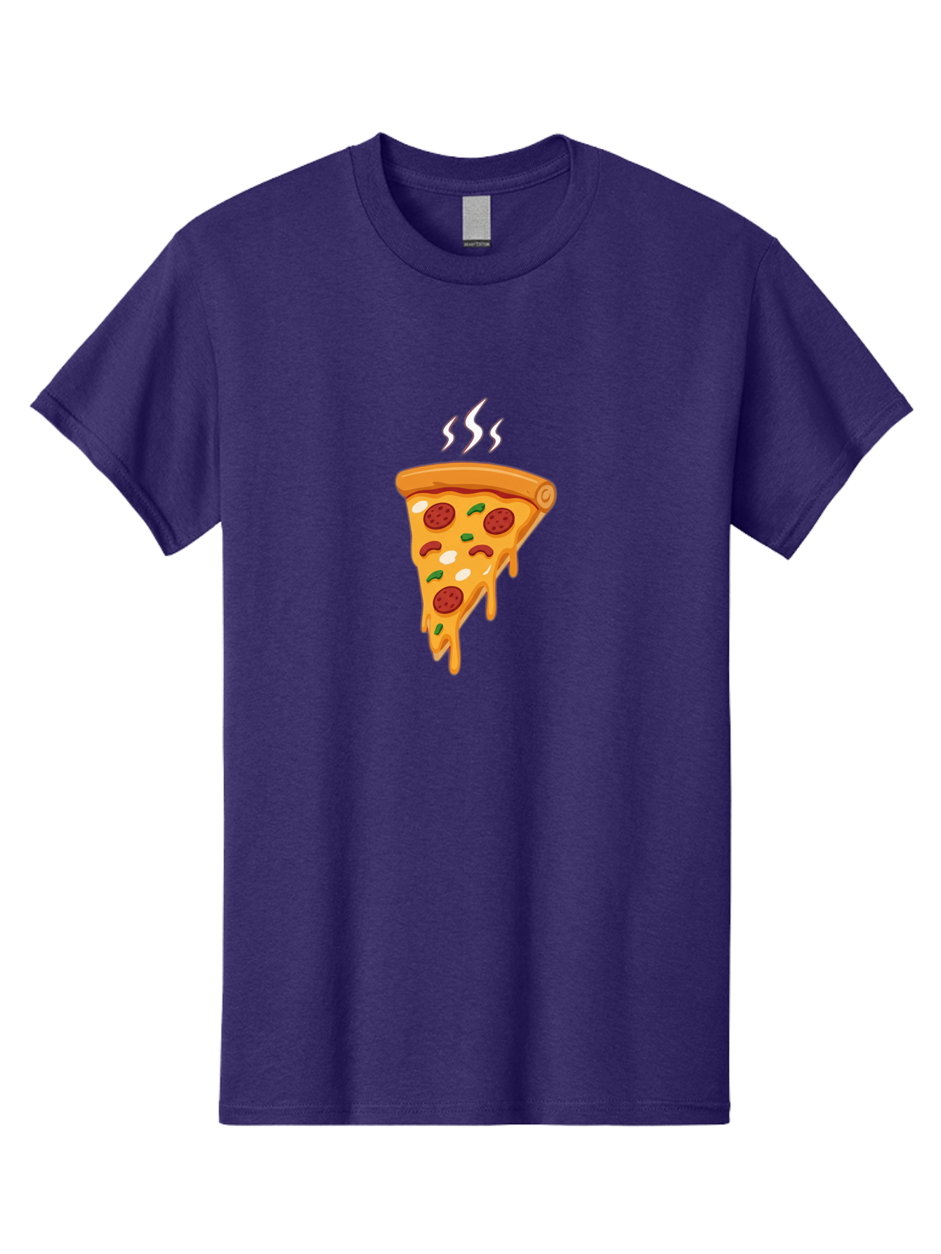 Pizza-Slice-22 Men'S Graphic Tee, 100% Cotton, Comfortable Casual Summer Wear, Machine Washable, Pepperoni Pizza, Melted Cheese, Gooey Goodness, Savory Delight, Hot Pizza, Cheesy Pizza Slice, Delicious Toppings, Italian Food, Pizza Love, Bac283 6