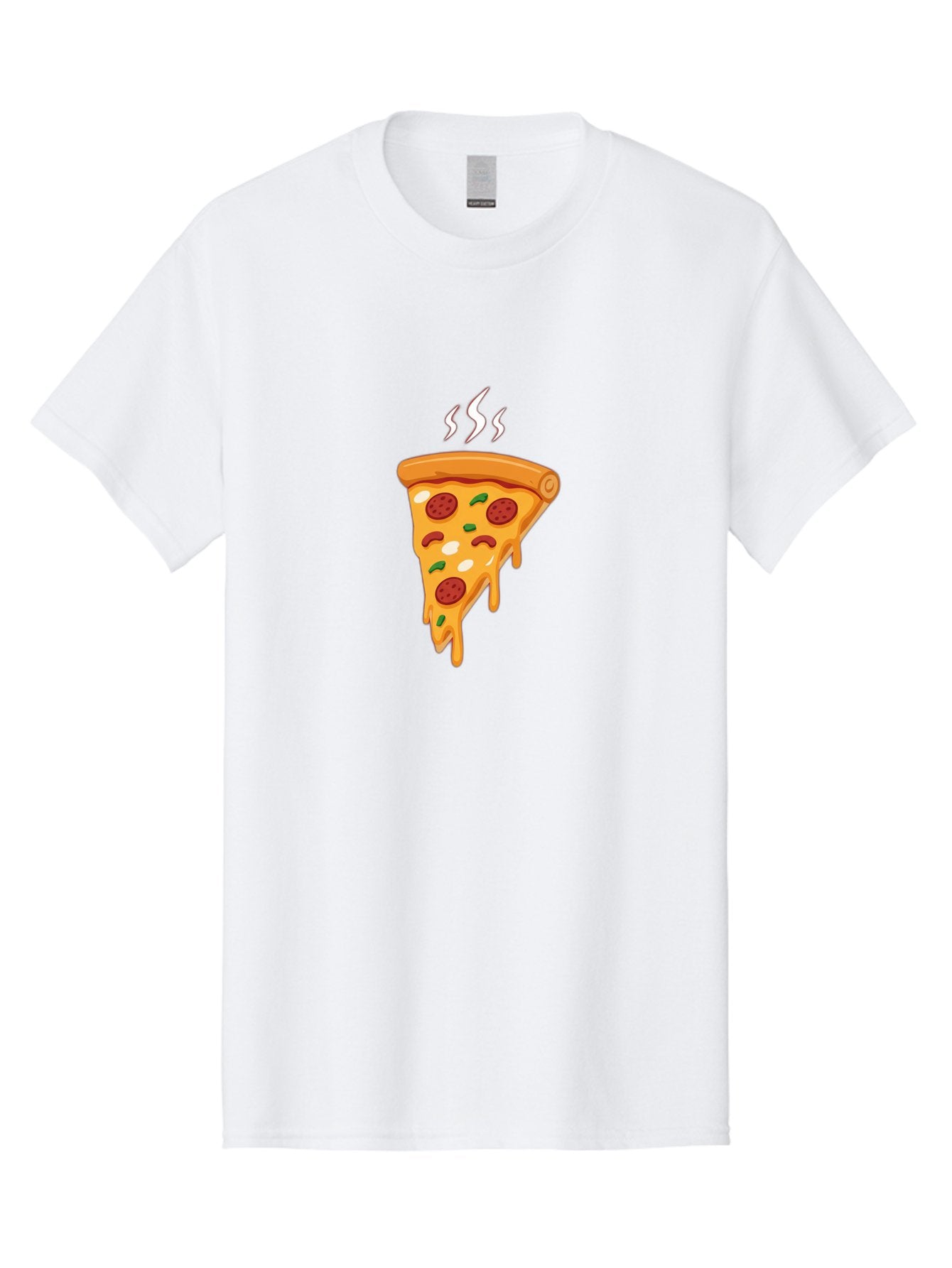 Pizza-Slice-22 Men'S Graphic Tee, 100% Cotton, Comfortable Casual Summer Wear, Machine Washable, Pepperoni Pizza, Melted Cheese, Gooey Goodness, Savory Delight, Hot Pizza, Cheesy Pizza Slice, Delicious Toppings, Italian Food, Pizza Love, Bac283 14