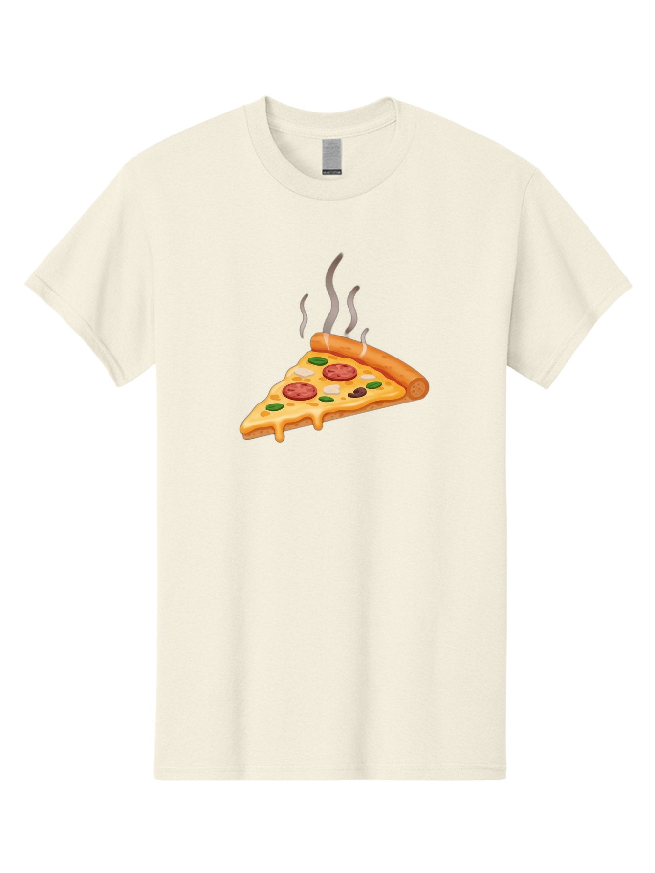Pizza-Slice-25 Men'S Graphic Tee, 100% Cotton, Comfortable Casual Summer Wear, Machine Washable, Hot Pizza Slice, Melted Cheese, Pepperoni, Green Peppers, Olives, Italian Cuisine, Delicious Food, Savory Toppings, Foodie, Pizza Lovers Bac286 10