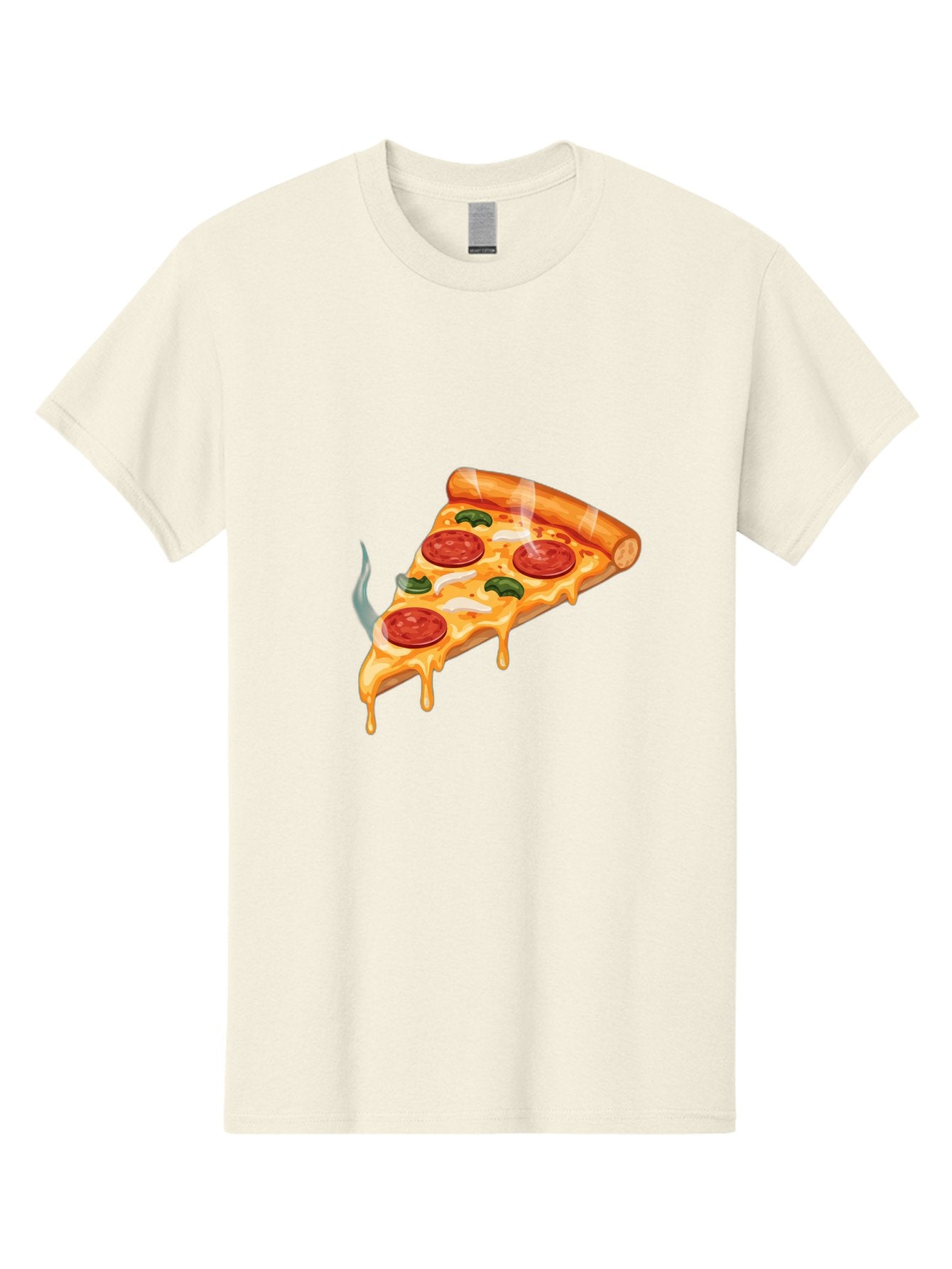 Pizza-Slice-26 Men'S Graphic Tee, 100% Cotton, Comfortable Casual Summer Wear, Machine Washable, Pepperoni Pizza Slice, Melting Cheese, Hot Pizza, Delicious Meal, Italian Food, Tasty Treat, Savory Flavors, Gooey Cheese, Pepperoni Slices Bac287 11