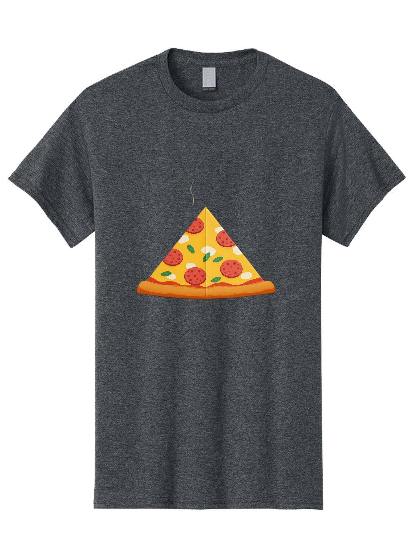 Pizza-Slice-27 Men'S Graphic Tee, 100% Cotton, Comfortable Casual Summer Wear, Machine Washable, Pepperoni Pizza Slice, Hot Pizza, Pepperoni, Mozzarella Cheese, Green Olives, Baked Pizza, Italian Food, Savory Treat, Cheesy Goodness, Bac288 13