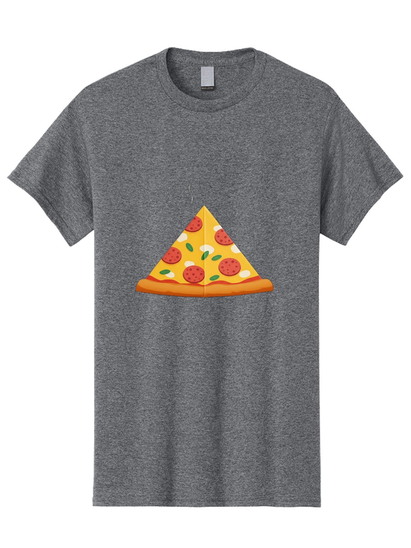 Pizza-Slice-27 Men'S Graphic Tee, 100% Cotton, Comfortable Casual Summer Wear, Machine Washable, Pepperoni Pizza Slice, Hot Pizza, Pepperoni, Mozzarella Cheese, Green Olives, Baked Pizza, Italian Food, Savory Treat, Cheesy Goodness, Bac288 12