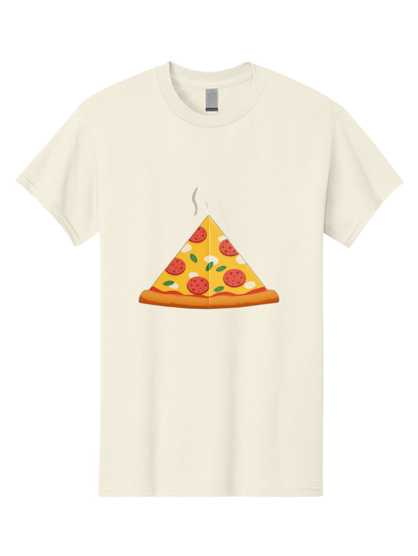 Pizza-Slice-27 Men'S Graphic Tee, 100% Cotton, Comfortable Casual Summer Wear, Machine Washable, Pepperoni Pizza Slice, Hot Pizza, Pepperoni, Mozzarella Cheese, Green Olives, Baked Pizza, Italian Food, Savory Treat, Cheesy Goodness, Bac288 8