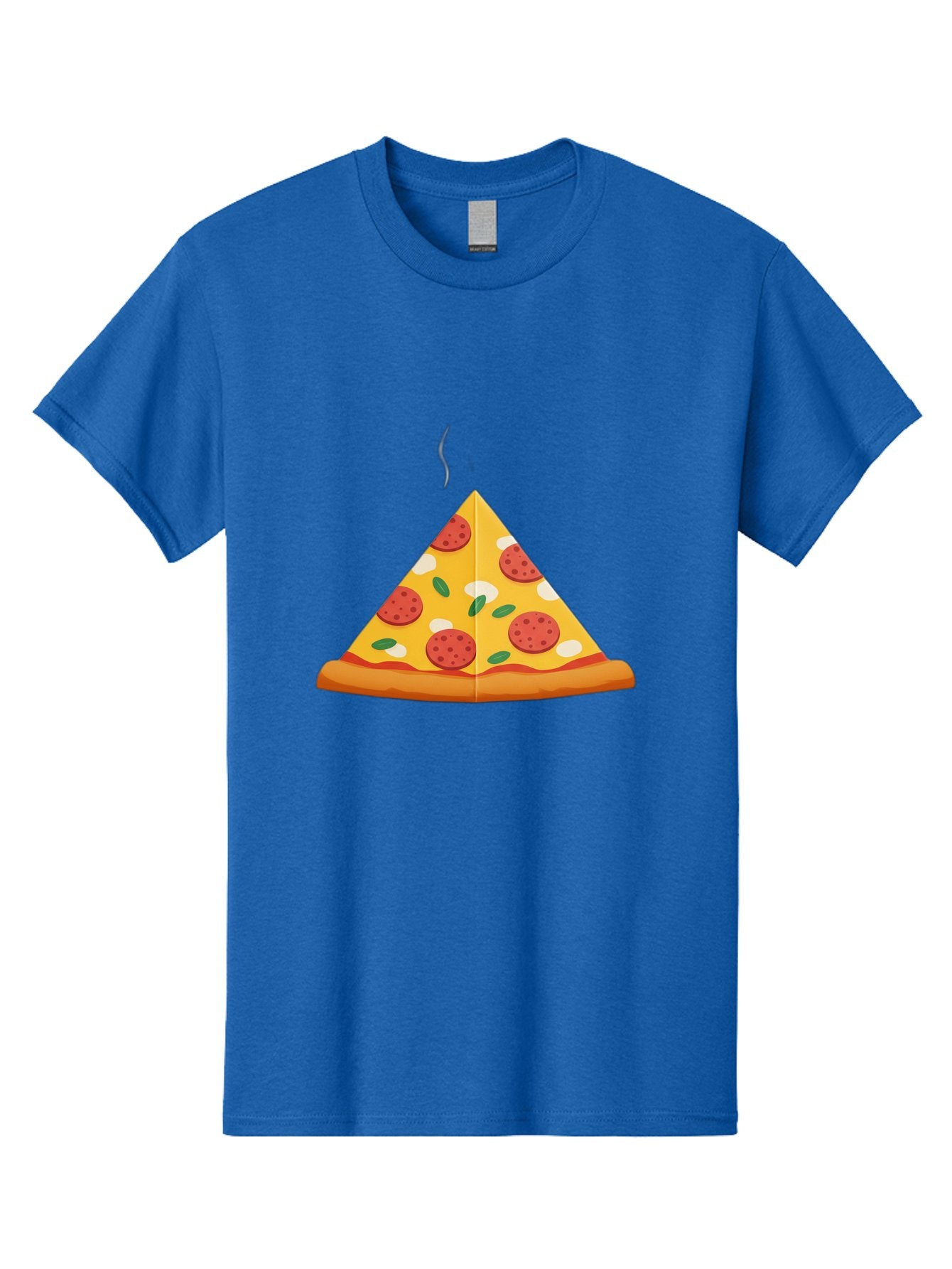 Pizza-Slice-27 Men'S Graphic Tee, 100% Cotton, Comfortable Casual Summer Wear, Machine Washable, Pepperoni Pizza Slice, Hot Pizza, Pepperoni, Mozzarella Cheese, Green Olives, Baked Pizza, Italian Food, Savory Treat, Cheesy Goodness, Bac288 10
