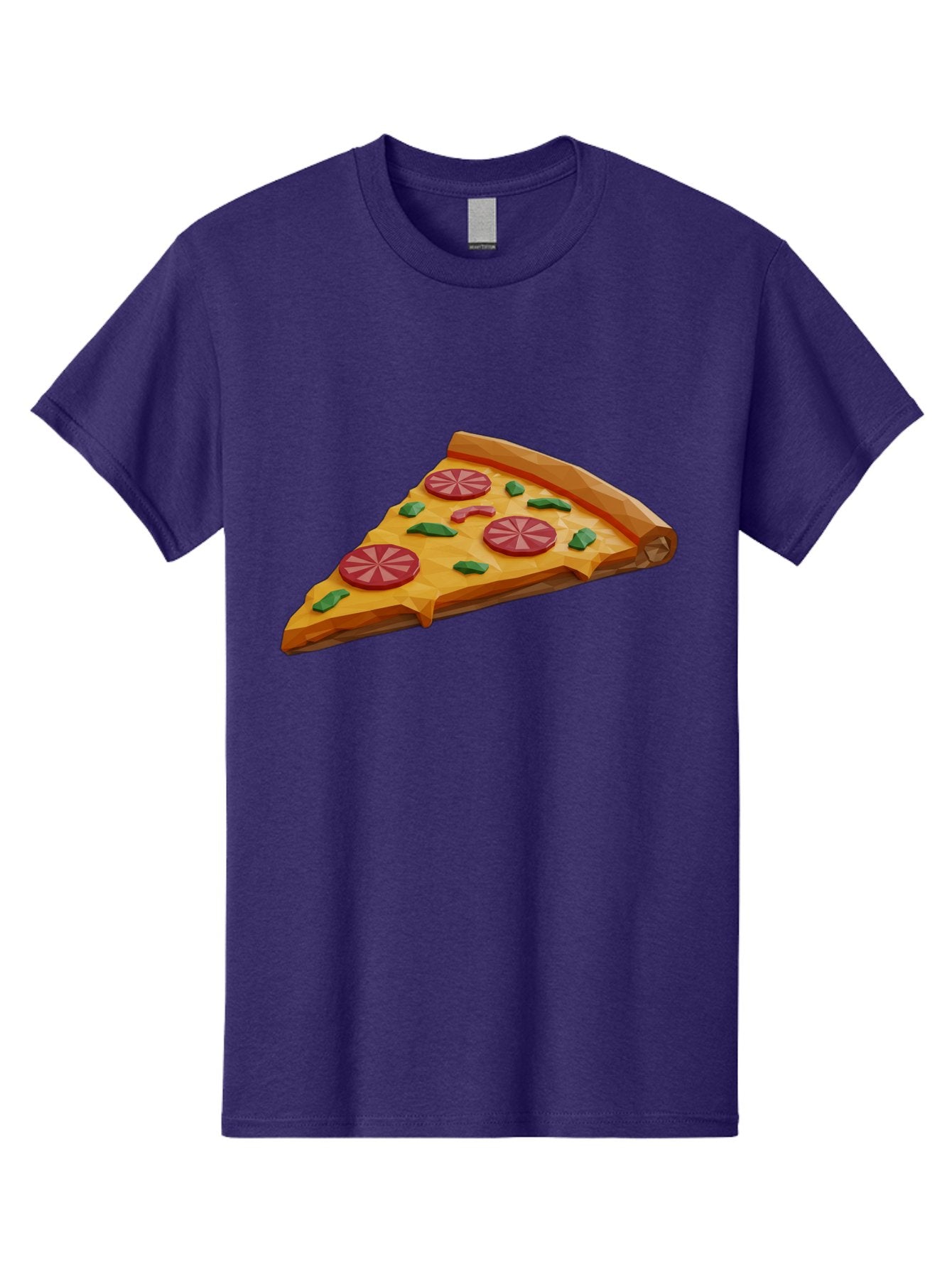 Pizza-Slice-3 Men'S Graphic Tee, 100% Cotton, Comfortable Casual Summer Wear, Machine Washable, Pizza Slice, Pepperoni, Basil Leaves, Italian Cuisine, Cheesy Goodness, Tasty Toppings, Food Graphics, Digital Illustration Bac291 11