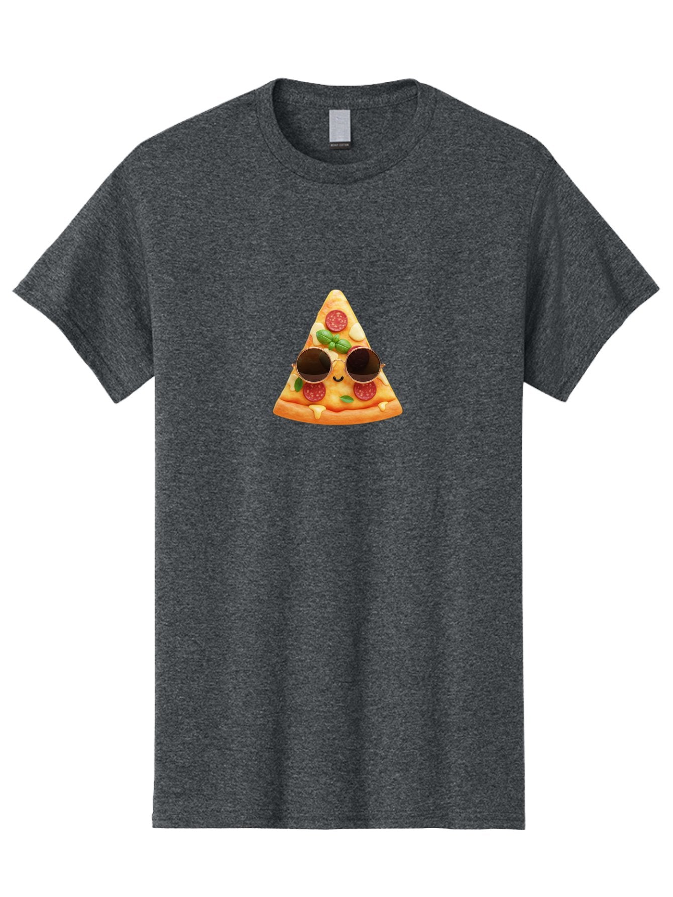 Pizza-Slice-Sunglasses-Emoji Men'S Graphic Tee, 100% Cotton, Comfortable Casual Summer Wear, Machine Washable, Funny Pizza Slice, Cool Sunglasses, Pepperoni Pizza, Cheese Pizza, Happy Face, Cartoon Character, Humorous Graphic, Cheesy Goodness, Bac309 9