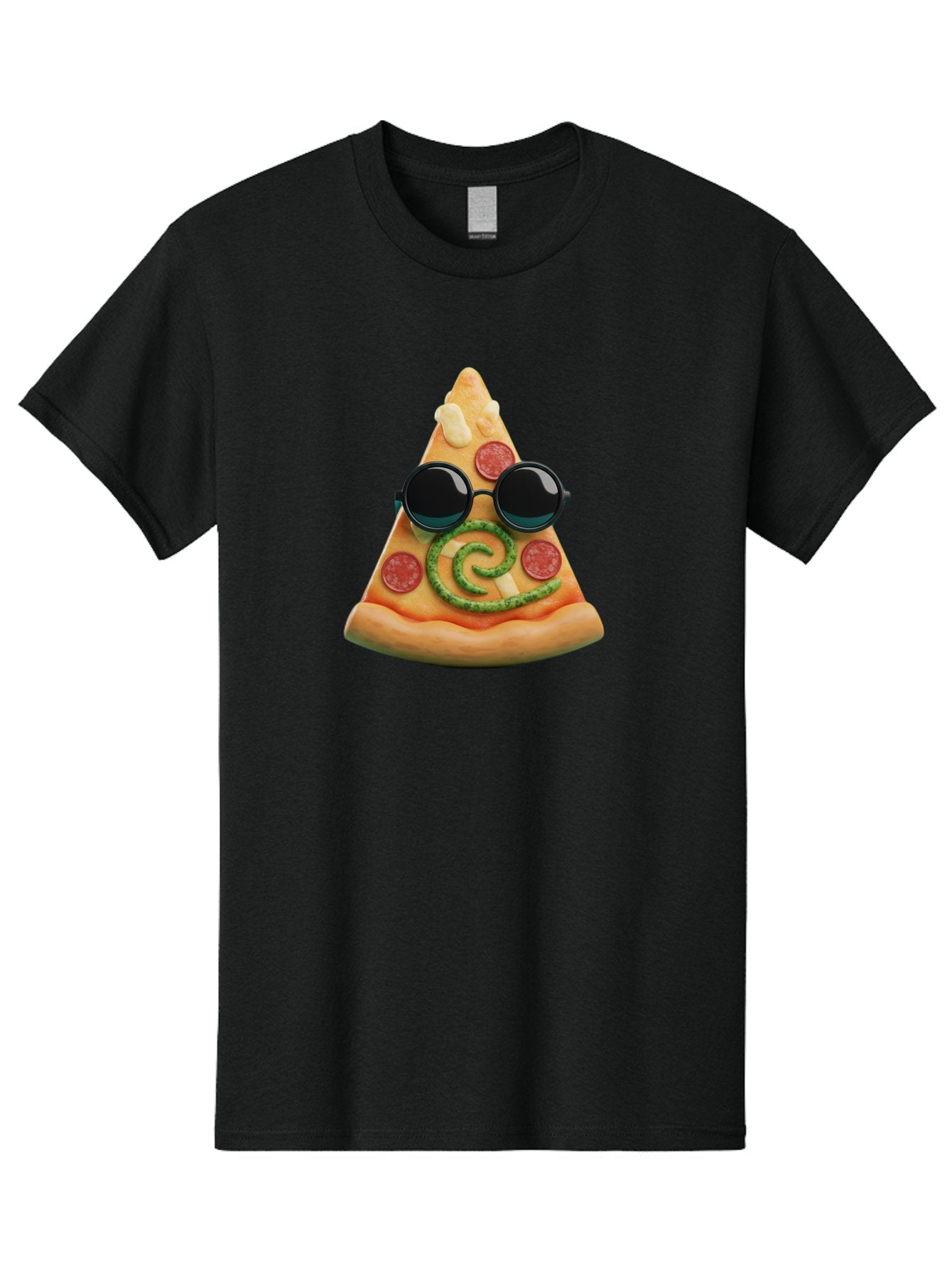 Pizza-Slice-With-Sunglasses-3 Men'S Graphic Tee, 100% Cotton, Comfortable Casual Summer Wear, Machine Washable, Funny Pizza, Cool Pizza Slice, Pepperoni Pizza, Melted Cheese, Pesto Swirl, Cute Food, Hipster Food, Casual Dining, Pizza Love, Bac314 11