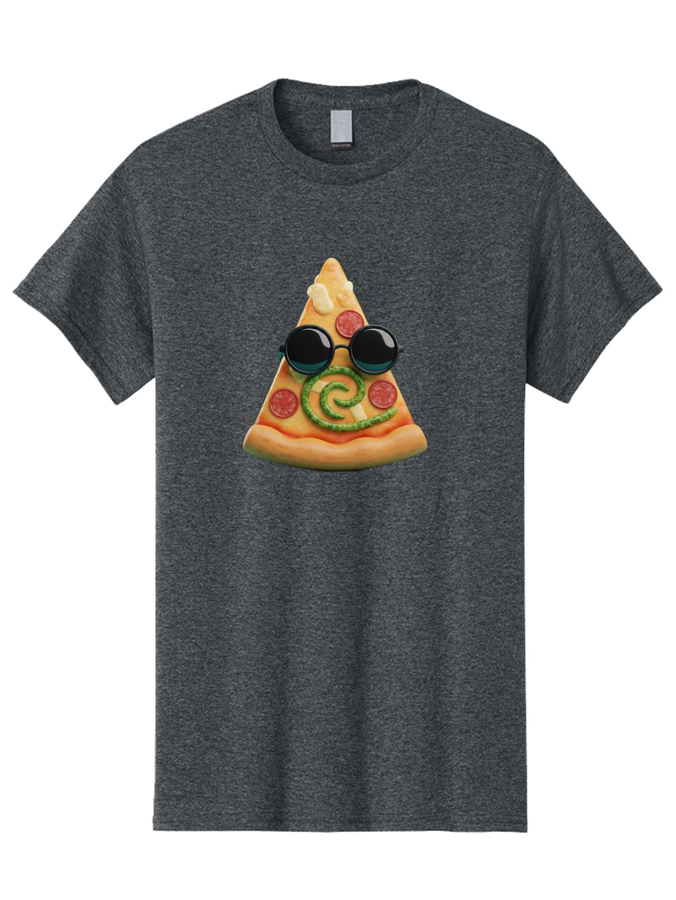 Pizza-Slice-With-Sunglasses-3 Men'S Graphic Tee, 100% Cotton, Comfortable Casual Summer Wear, Machine Washable, Funny Pizza, Cool Pizza Slice, Pepperoni Pizza, Melted Cheese, Pesto Swirl, Cute Food, Hipster Food, Casual Dining, Pizza Love, Bac314 6