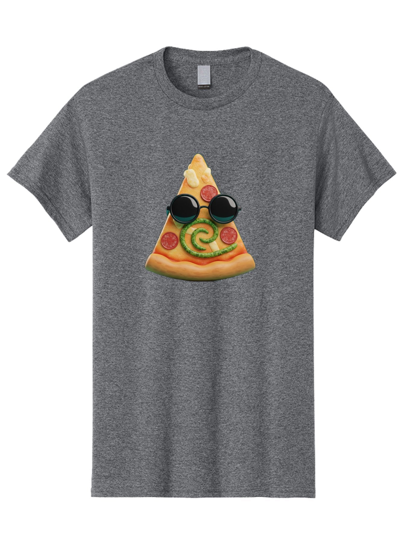 Pizza-Slice-With-Sunglasses-3 Men'S Graphic Tee, 100% Cotton, Comfortable Casual Summer Wear, Machine Washable, Funny Pizza, Cool Pizza Slice, Pepperoni Pizza, Melted Cheese, Pesto Swirl, Cute Food, Hipster Food, Casual Dining, Pizza Love, Bac314 14