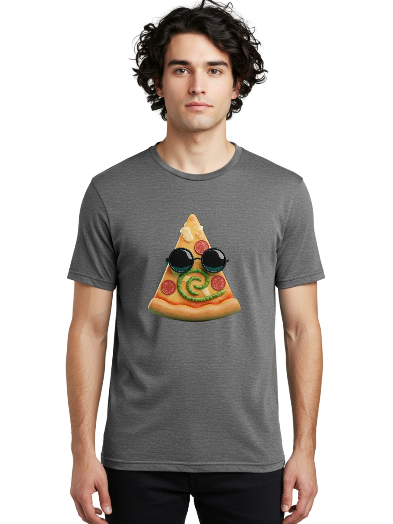 Pizza-Slice-With-Sunglasses-3 Men'S Graphic Tee, 100% Cotton, Comfortable Casual Summer Wear, Machine Washable, Funny Pizza, Cool Pizza Slice, Pepperoni Pizza, Melted Cheese, Pesto Swirl, Cute Food, Hipster Food, Casual Dining, Pizza Love, Bac314 29