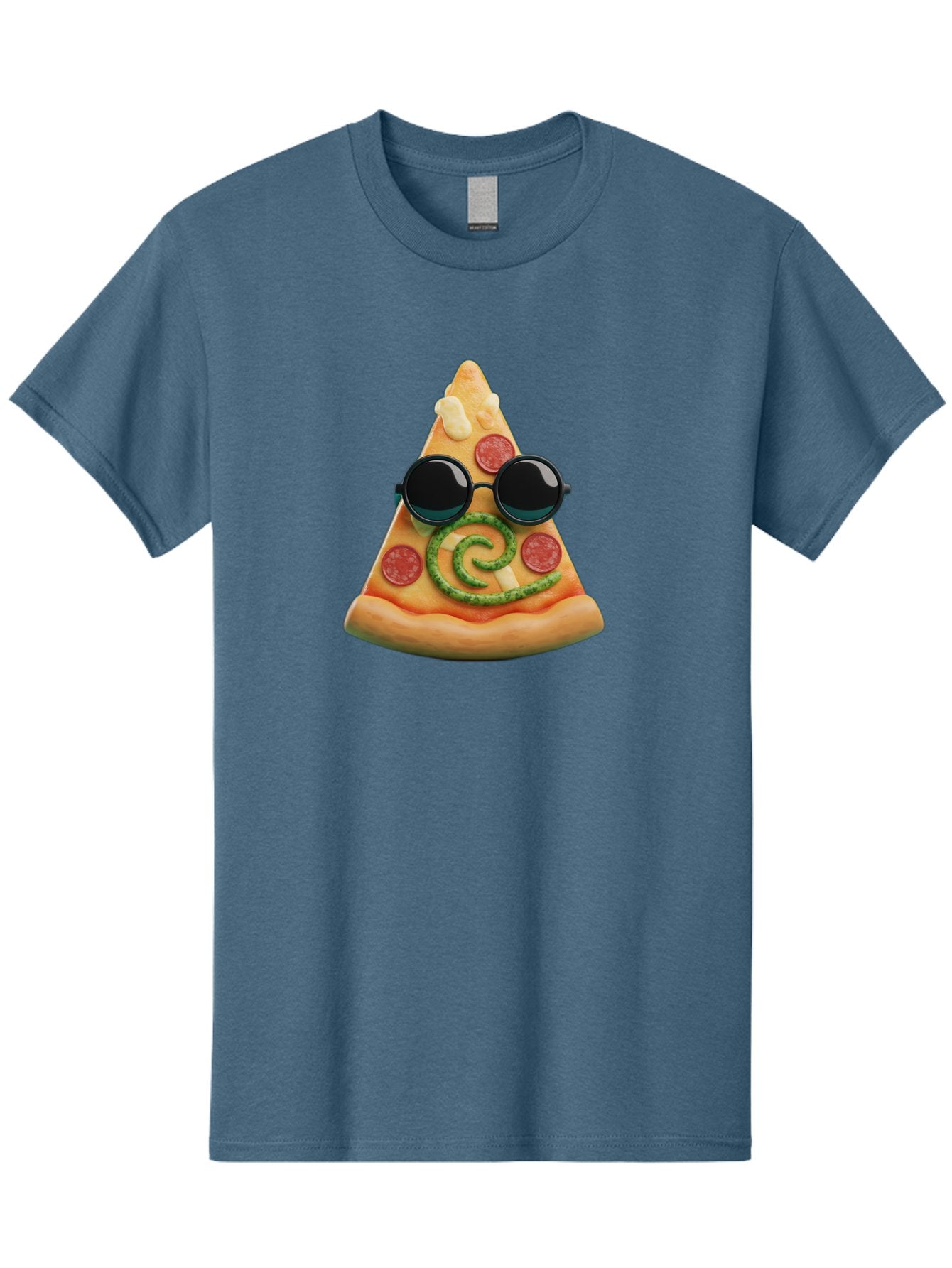 Pizza-Slice-With-Sunglasses-3 Men'S Graphic Tee, 100% Cotton, Comfortable Casual Summer Wear, Machine Washable, Funny Pizza, Cool Pizza Slice, Pepperoni Pizza, Melted Cheese, Pesto Swirl, Cute Food, Hipster Food, Casual Dining, Pizza Love, Bac314 15