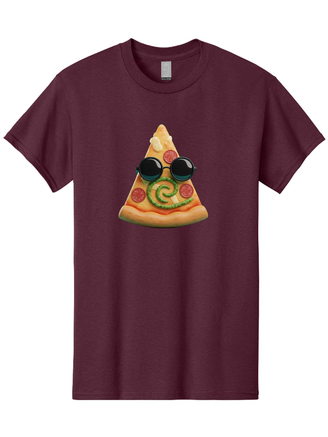 Pizza-Slice-With-Sunglasses-3 Men'S Graphic Tee, 100% Cotton, Comfortable Casual Summer Wear, Machine Washable, Funny Pizza, Cool Pizza Slice, Pepperoni Pizza, Melted Cheese, Pesto Swirl, Cute Food, Hipster Food, Casual Dining, Pizza Love, Bac314 9
