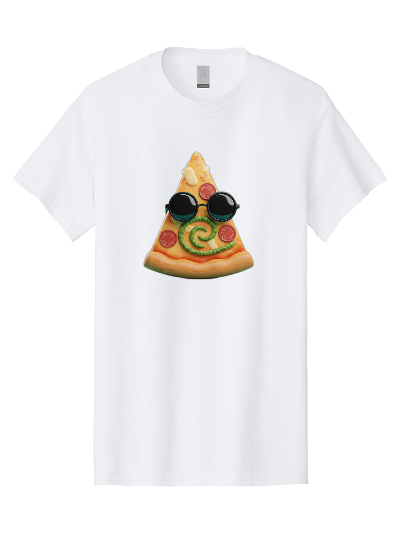 Pizza-Slice-With-Sunglasses-3 Men'S Graphic Tee, 100% Cotton, Comfortable Casual Summer Wear, Machine Washable, Funny Pizza, Cool Pizza Slice, Pepperoni Pizza, Melted Cheese, Pesto Swirl, Cute Food, Hipster Food, Casual Dining, Pizza Love, Bac314 8
