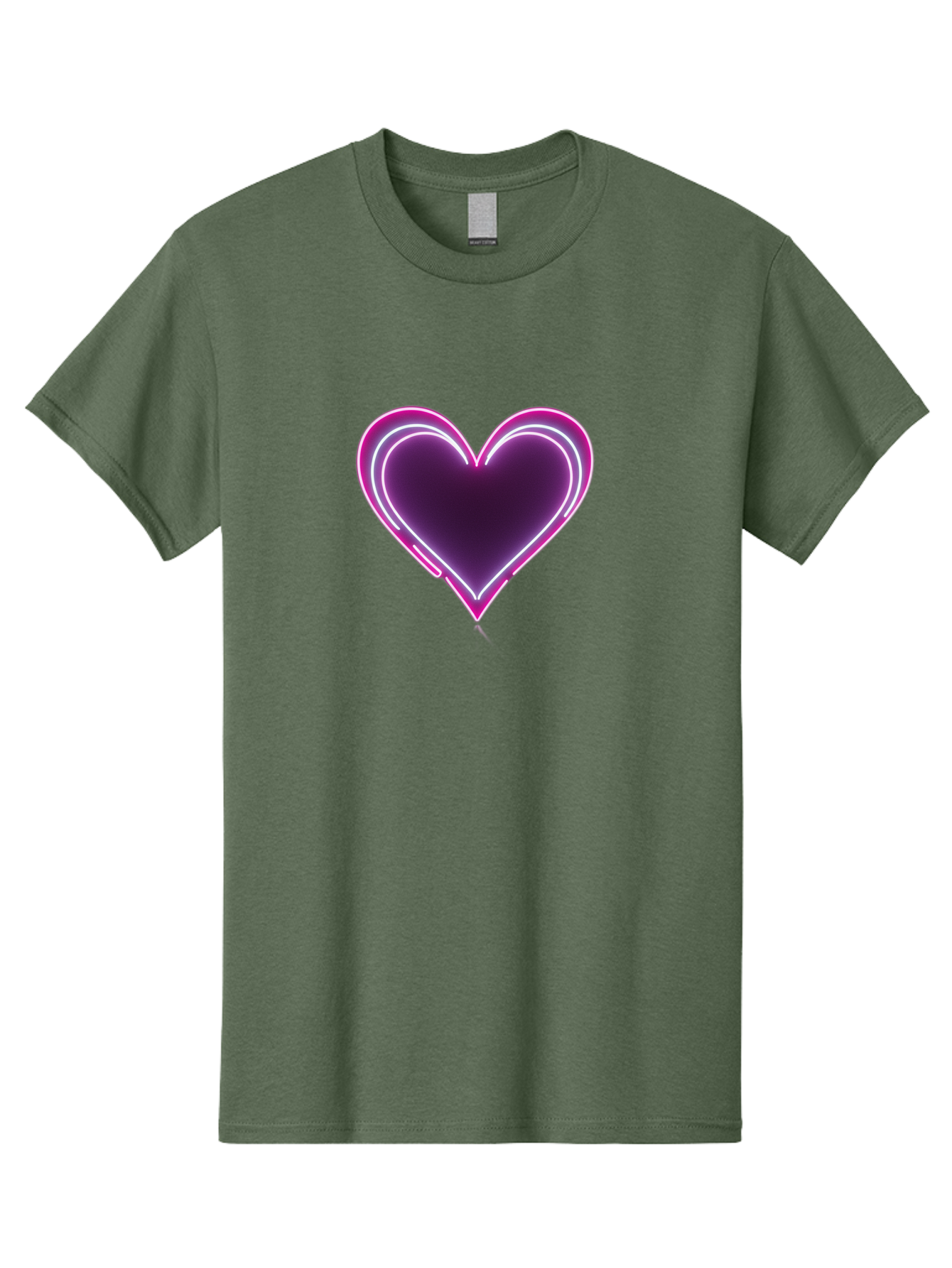 Purple-Heart-Balloon Men'S Graphic Tee, 100% Cotton, Comfortable Casual Summer Wear, Machine Washable, Heart-Shaped Balloon, Purple Balloon, Heart Design, Glowing Heart, Neon Heart, Festive Decoration, Party Decoration, Love Symbol, Bac358 12