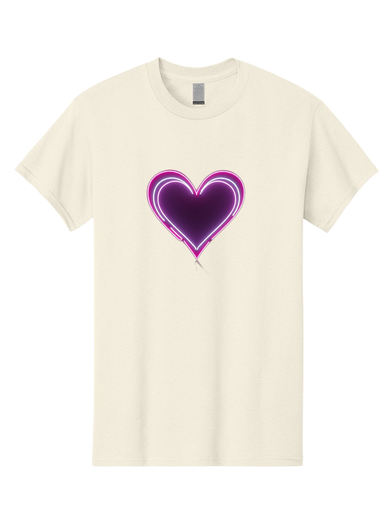 Purple-Heart-Balloon Men'S Graphic Tee, 100% Cotton, Comfortable Casual Summer Wear, Machine Washable, Heart-Shaped Balloon, Purple Balloon, Heart Design, Glowing Heart, Neon Heart, Festive Decoration, Party Decoration, Love Symbol, Bac358 12