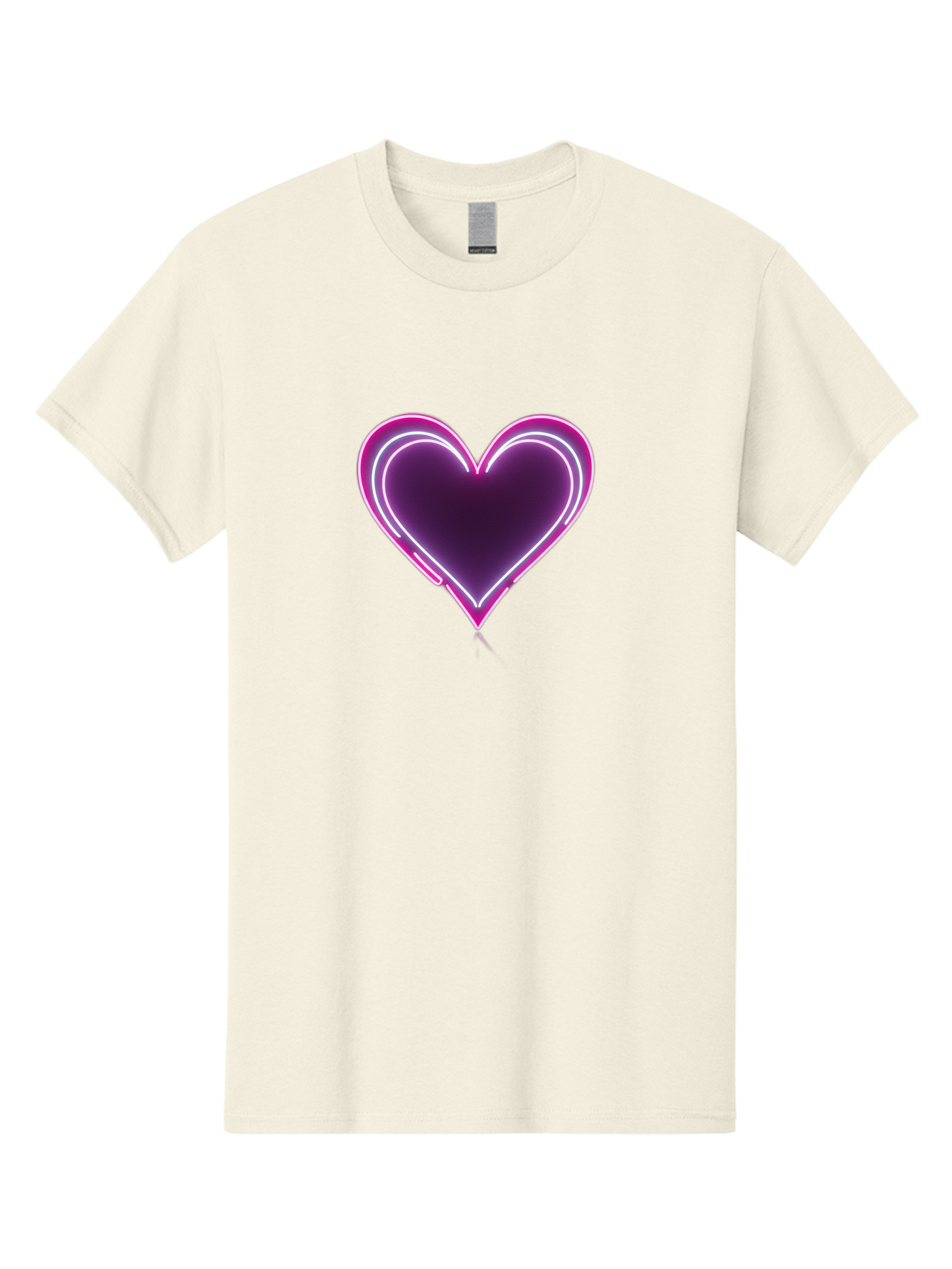 Purple-Heart-Balloon Men'S Graphic Tee, 100% Cotton, Comfortable Casual Summer Wear, Machine Washable, Heart-Shaped Balloon, Purple Balloon, Heart Design, Glowing Heart, Neon Heart, Festive Decoration, Party Decoration, Love Symbol, Bac358 3