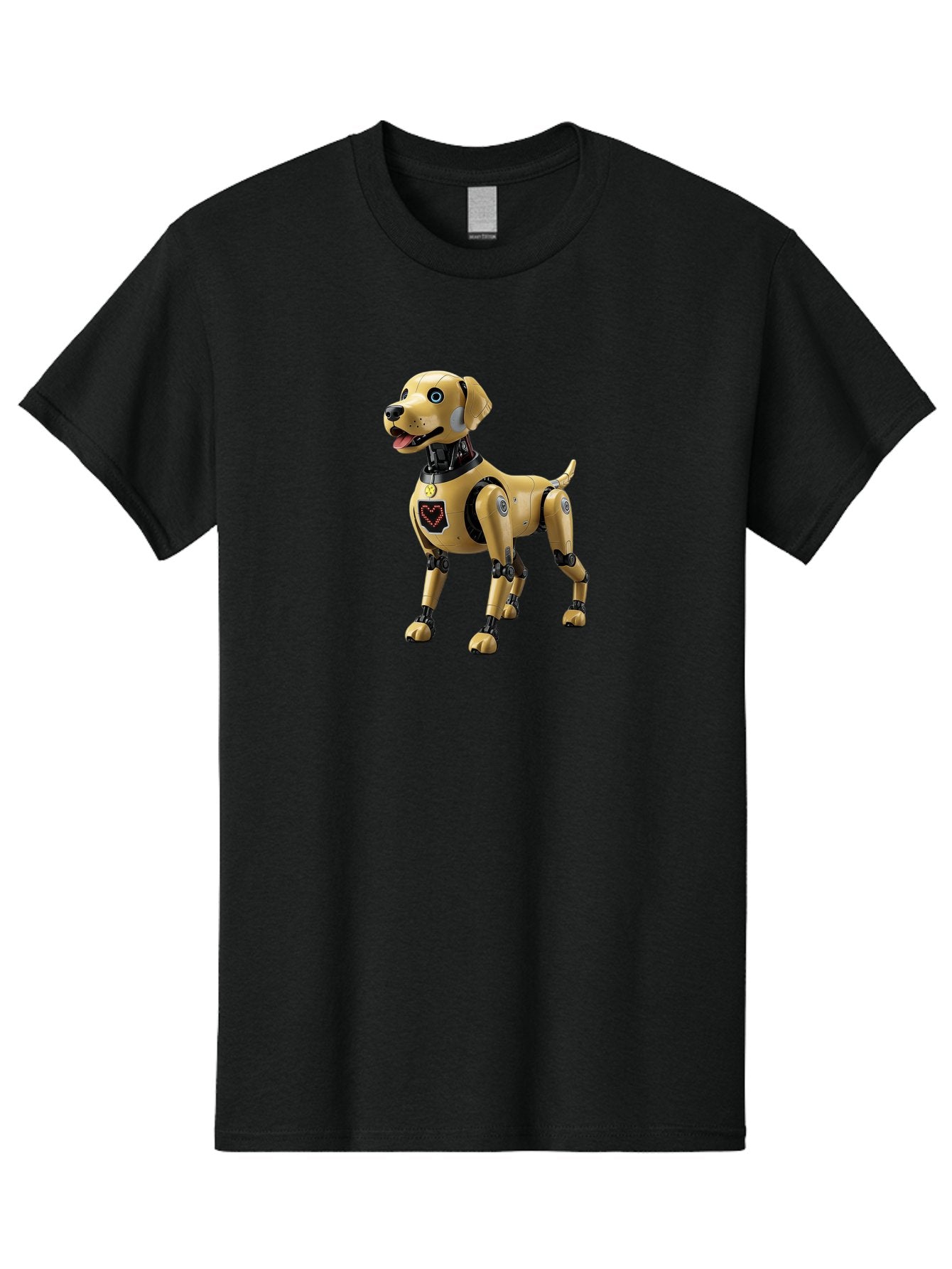 Robot-Dog Men'S Graphic Tee, 100% Cotton, Comfortable Casual Summer Wear, Machine Washable, Robotic Dog, Futuristic Pet, Artificial Intelligence, Cybernetic Canine, Tech-Savvy Companion, Mechanical Limbs, Robotic Joints, High-Tech Gadget, Bac373 15