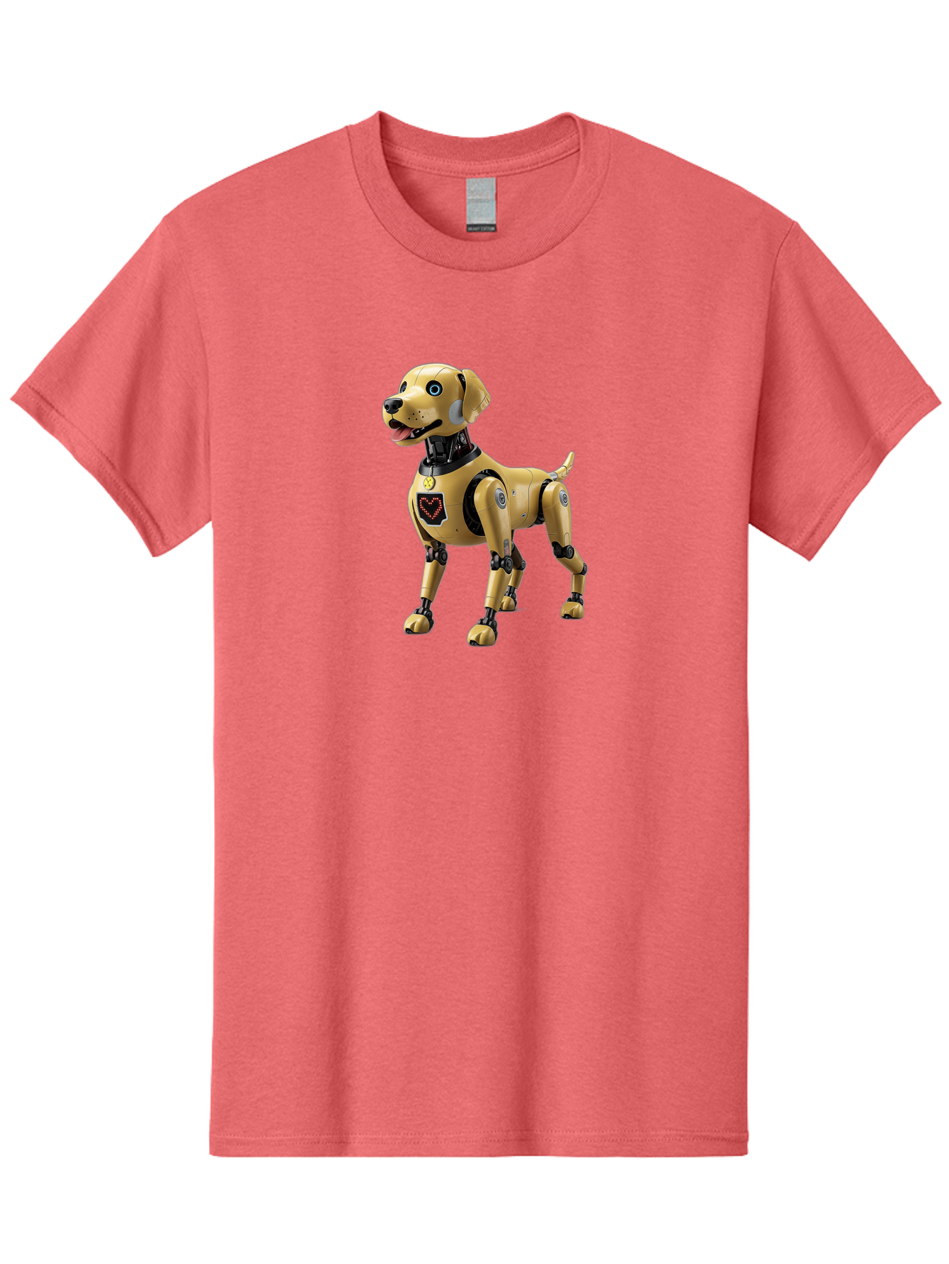 Robot-Dog Men'S Graphic Tee, 100% Cotton, Comfortable Casual Summer Wear, Machine Washable, Robotic Dog, Futuristic Pet, Artificial Intelligence, Cybernetic Canine, Tech-Savvy Companion, Mechanical Limbs, Robotic Joints, High-Tech Gadget, Bac373 6