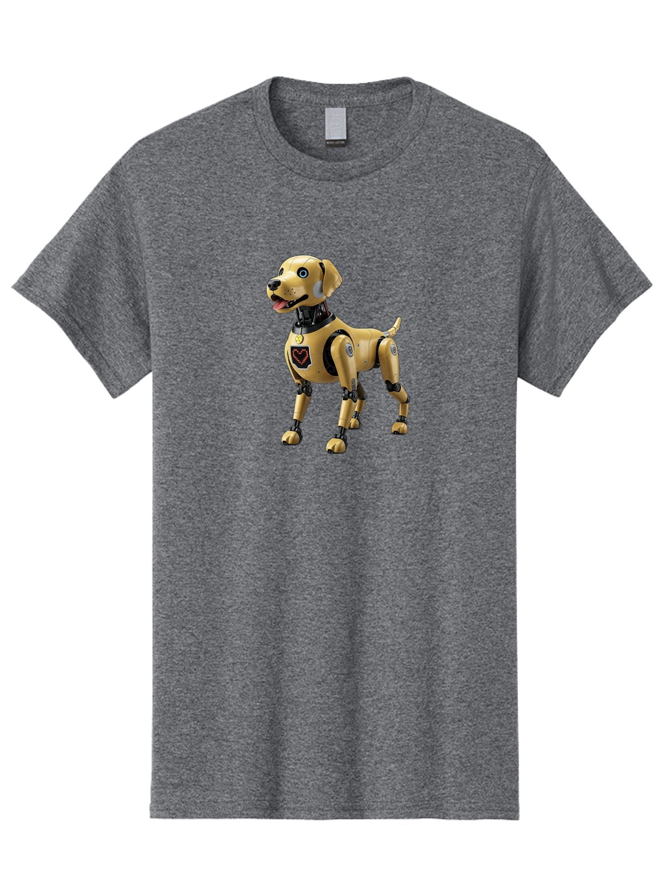 Robot-Dog Men'S Graphic Tee, 100% Cotton, Comfortable Casual Summer Wear, Machine Washable, Robotic Dog, Futuristic Pet, Artificial Intelligence, Cybernetic Canine, Tech-Savvy Companion, Mechanical Limbs, Robotic Joints, High-Tech Gadget, Bac373 14