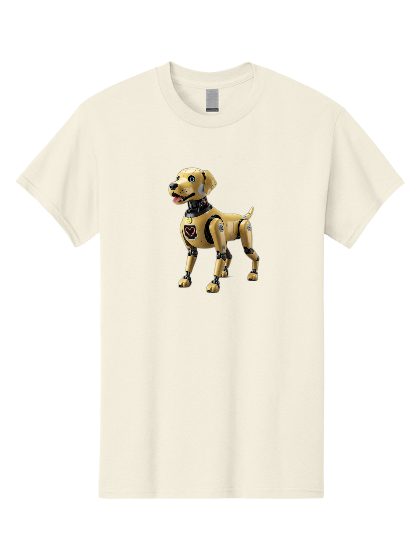 Robot-Dog Men'S Graphic Tee, 100% Cotton, Comfortable Casual Summer Wear, Machine Washable, Robotic Dog, Futuristic Pet, Artificial Intelligence, Cybernetic Canine, Tech-Savvy Companion, Mechanical Limbs, Robotic Joints, High-Tech Gadget, Bac373 13