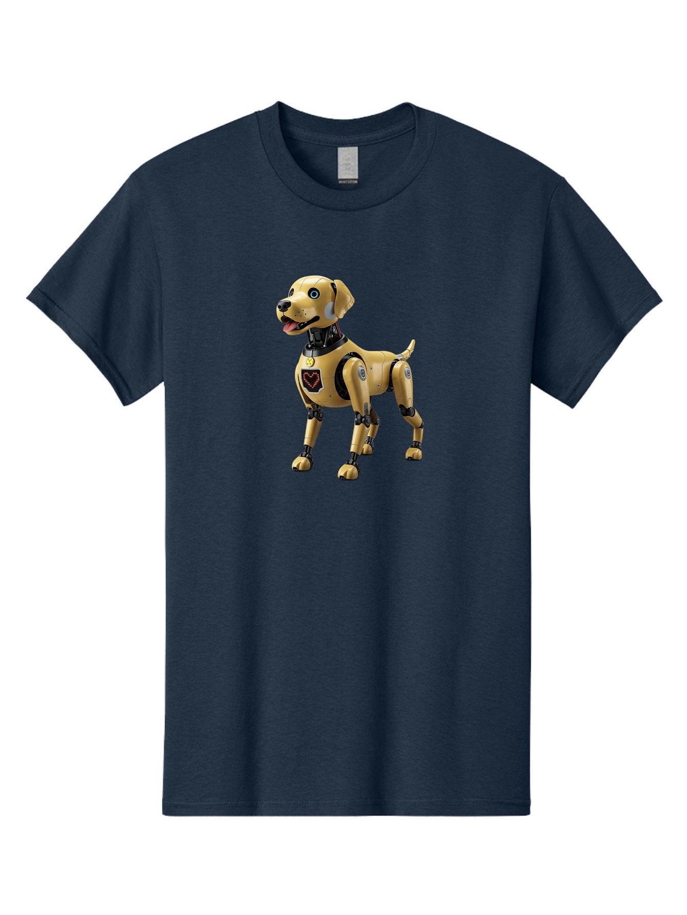 Robot-Dog Men'S Graphic Tee, 100% Cotton, Comfortable Casual Summer Wear, Machine Washable, Robotic Dog, Futuristic Pet, Artificial Intelligence, Cybernetic Canine, Tech-Savvy Companion, Mechanical Limbs, Robotic Joints, High-Tech Gadget, Bac373 12
