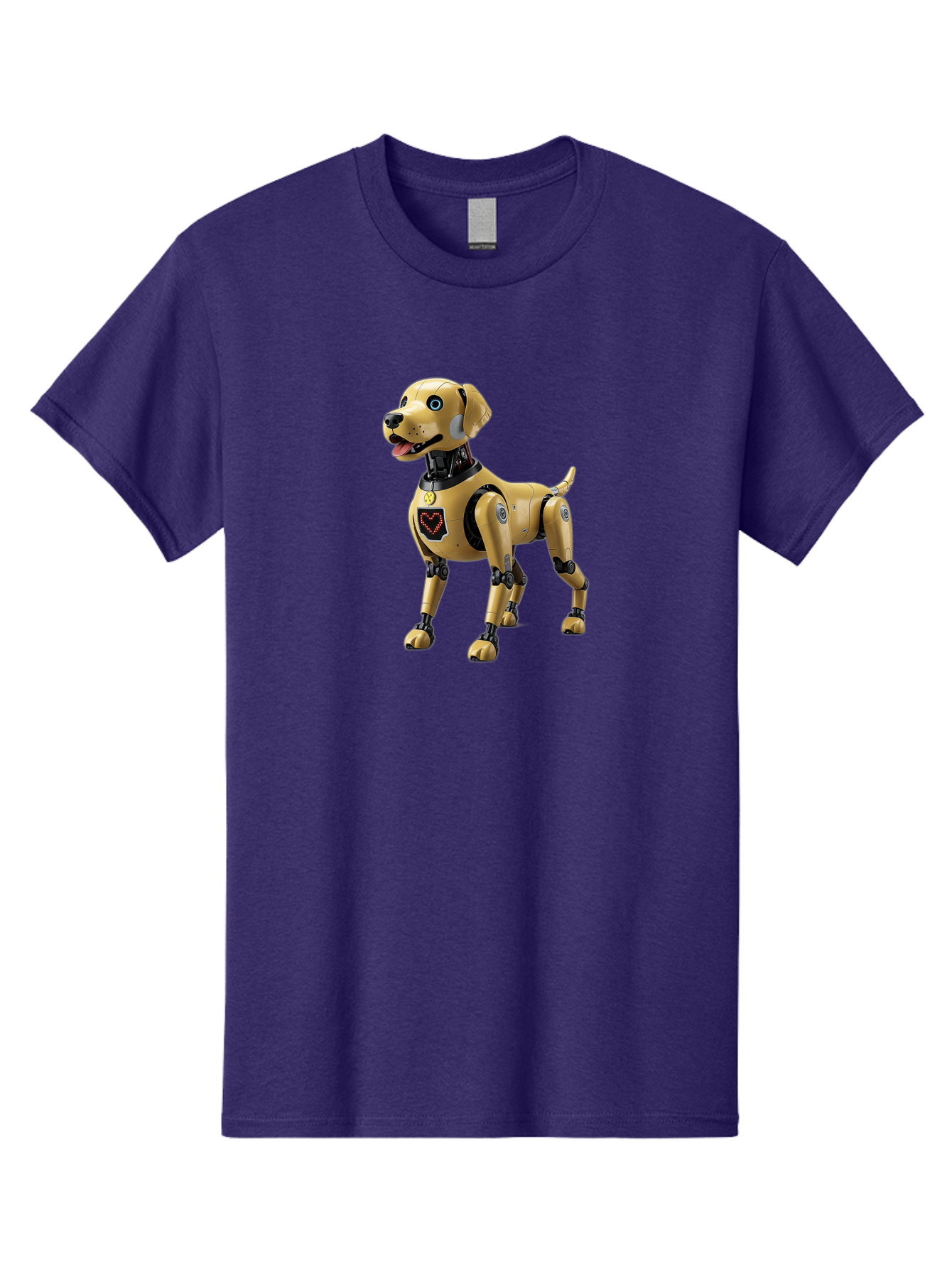Robot-Dog Men'S Graphic Tee, 100% Cotton, Comfortable Casual Summer Wear, Machine Washable, Robotic Dog, Futuristic Pet, Artificial Intelligence, Cybernetic Canine, Tech-Savvy Companion, Mechanical Limbs, Robotic Joints, High-Tech Gadget, Bac373 9
