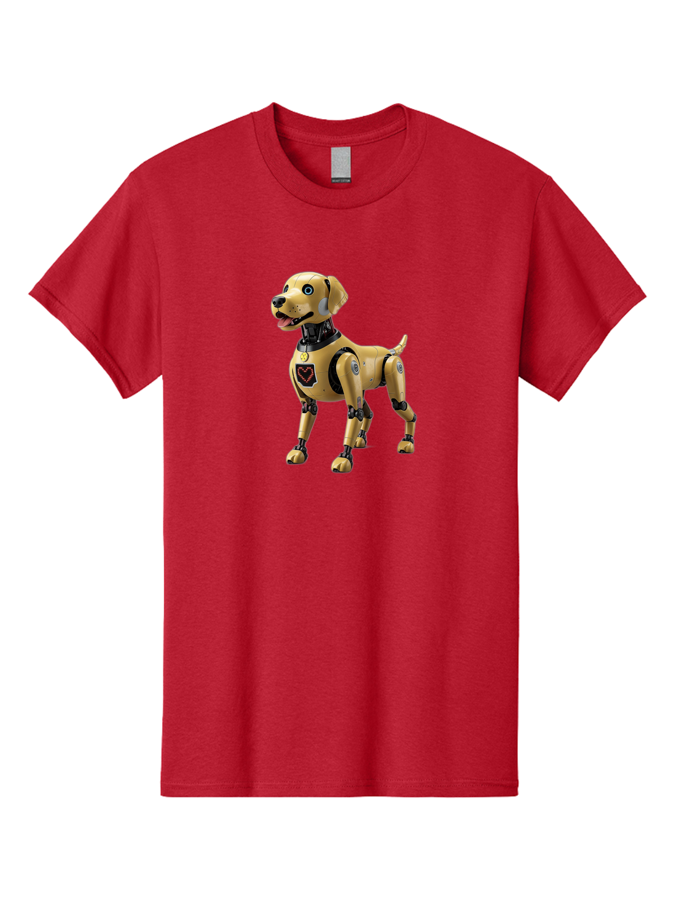 Robot-Dog Men'S Graphic Tee, 100% Cotton, Comfortable Casual Summer Wear, Machine Washable, Robotic Dog, Futuristic Pet, Artificial Intelligence, Cybernetic Canine, Tech-Savvy Companion, Mechanical Limbs, Robotic Joints, High-Tech Gadget, Bac373 14