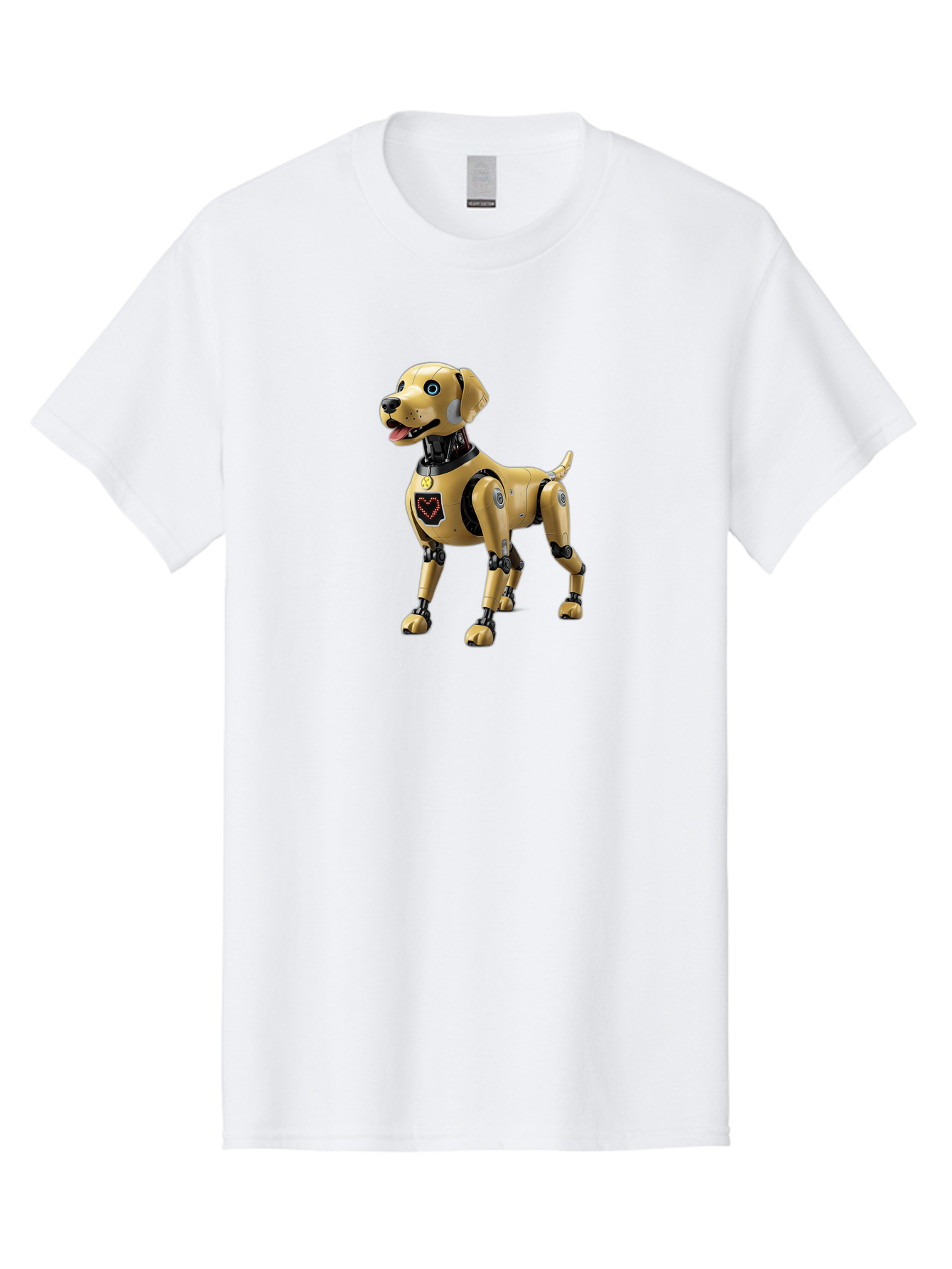 Robot-Dog Men'S Graphic Tee, 100% Cotton, Comfortable Casual Summer Wear, Machine Washable, Robotic Dog, Futuristic Pet, Artificial Intelligence, Cybernetic Canine, Tech-Savvy Companion, Mechanical Limbs, Robotic Joints, High-Tech Gadget, Bac373 10