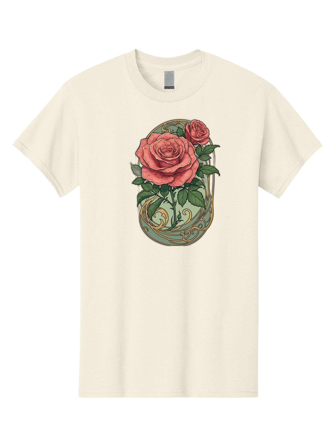 Roses-In-Vase Men'S Graphic Tee, 100% Cotton, Comfortable Casual Summer Wear, Machine Washable, Faberge Egg, Roses, Floral Arrangement, Ornate Design, Vintage Style, Decorative Art, Elegant Flowers, Luxury Decor, Beautiful Roses Bac380 8