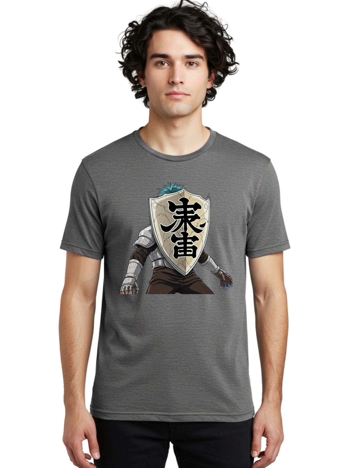 Samurai Men'S Graphic Tee, 100% Cotton, Comfortable Casual Summer Wear, Machine Washable, Samurai Armor, Japanese Warrior, Medieval Armor, Silver Armor, Kanji Characters, Feudal Japan, Bushido Code, Martial Arts Bac389 22