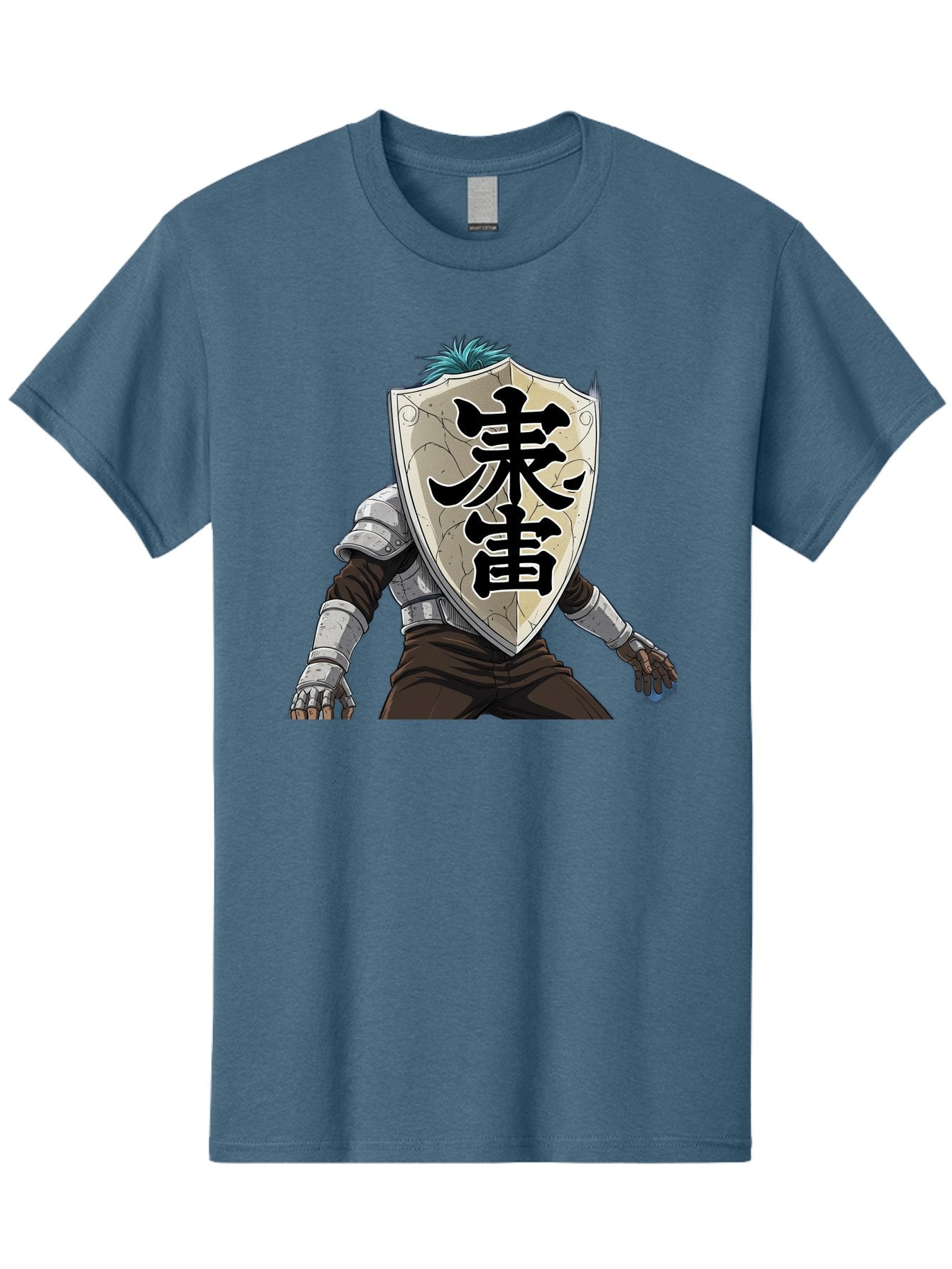 Samurai Men'S Graphic Tee, 100% Cotton, Comfortable Casual Summer Wear, Machine Washable, Samurai Armor, Japanese Warrior, Medieval Armor, Silver Armor, Kanji Characters, Feudal Japan, Bushido Code, Martial Arts Bac389 12