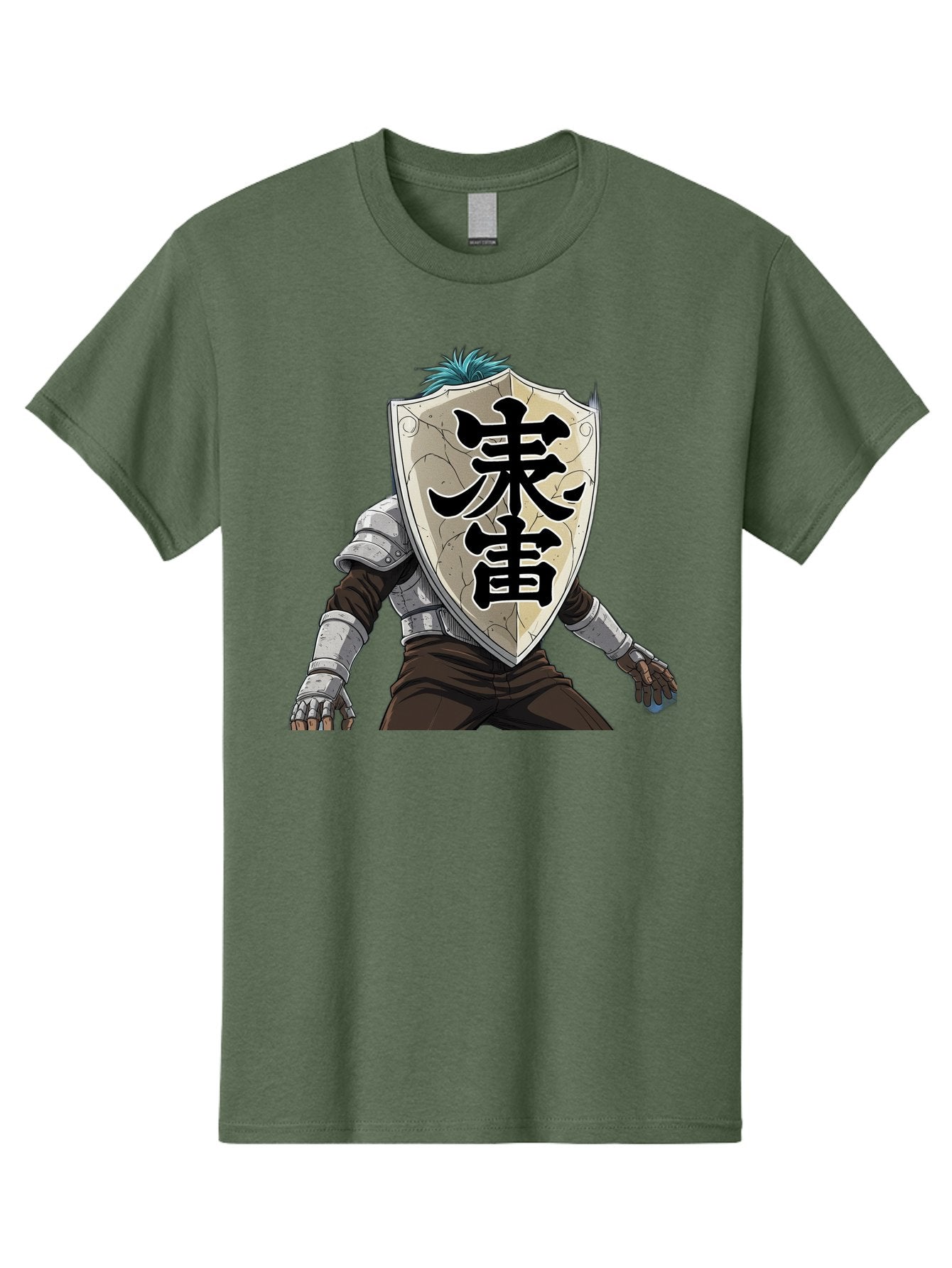 Samurai Men'S Graphic Tee, 100% Cotton, Comfortable Casual Summer Wear, Machine Washable, Samurai Armor, Japanese Warrior, Medieval Armor, Silver Armor, Kanji Characters, Feudal Japan, Bushido Code, Martial Arts Bac389 9