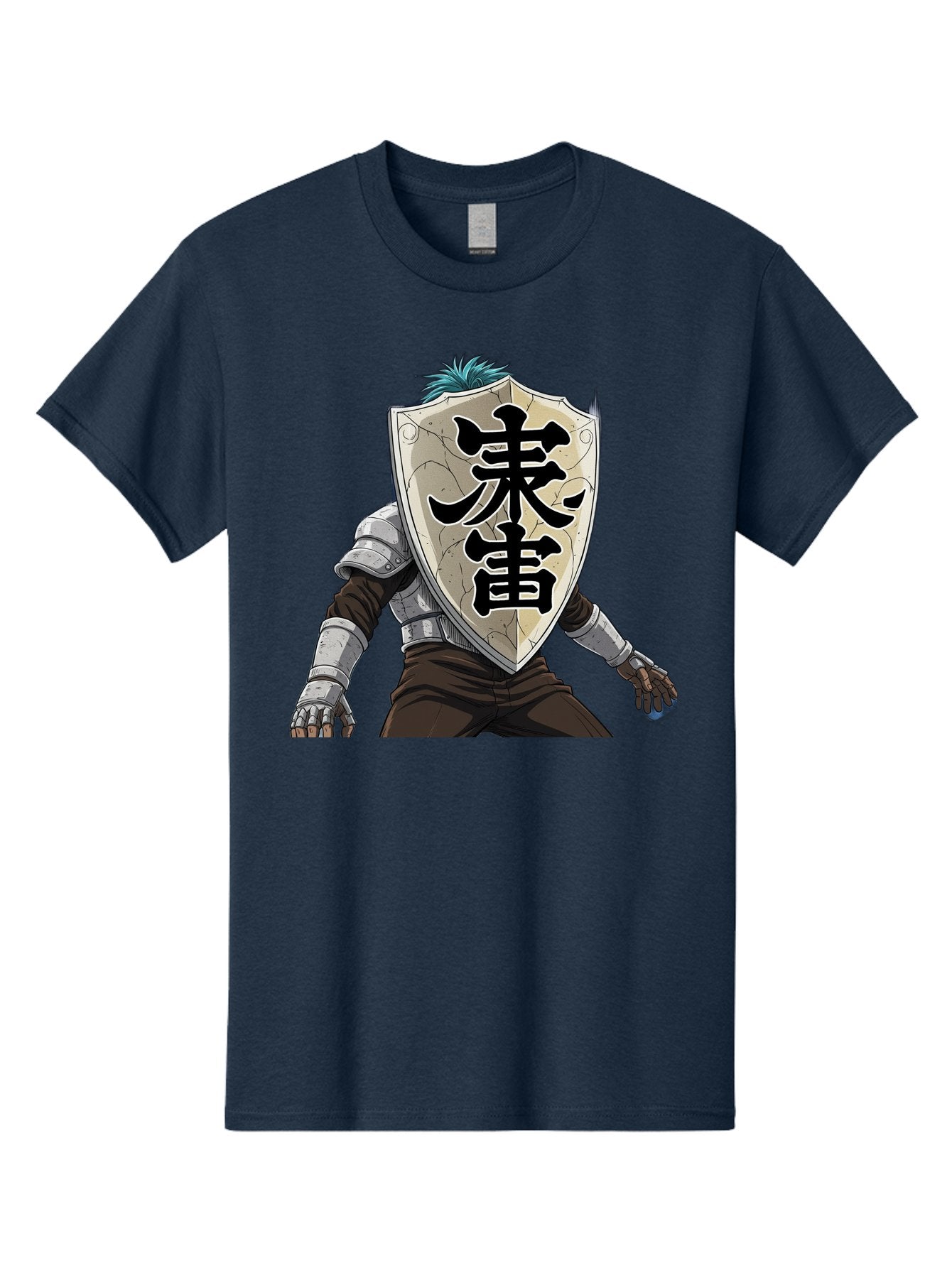 Samurai Men'S Graphic Tee, 100% Cotton, Comfortable Casual Summer Wear, Machine Washable, Samurai Armor, Japanese Warrior, Medieval Armor, Silver Armor, Kanji Characters, Feudal Japan, Bushido Code, Martial Arts Bac389 13