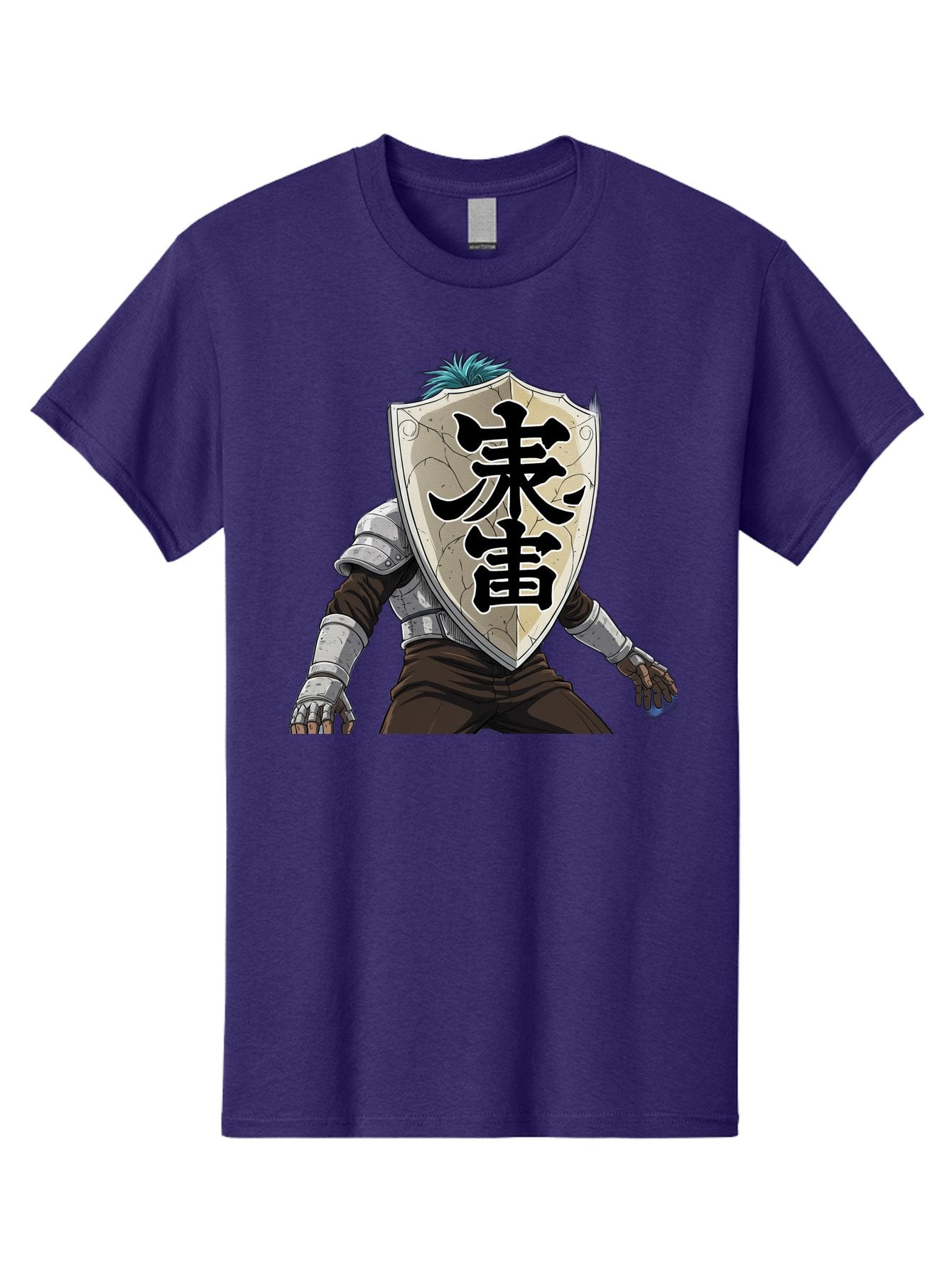 Samurai Men'S Graphic Tee, 100% Cotton, Comfortable Casual Summer Wear, Machine Washable, Samurai Armor, Japanese Warrior, Medieval Armor, Silver Armor, Kanji Characters, Feudal Japan, Bushido Code, Martial Arts Bac389 8