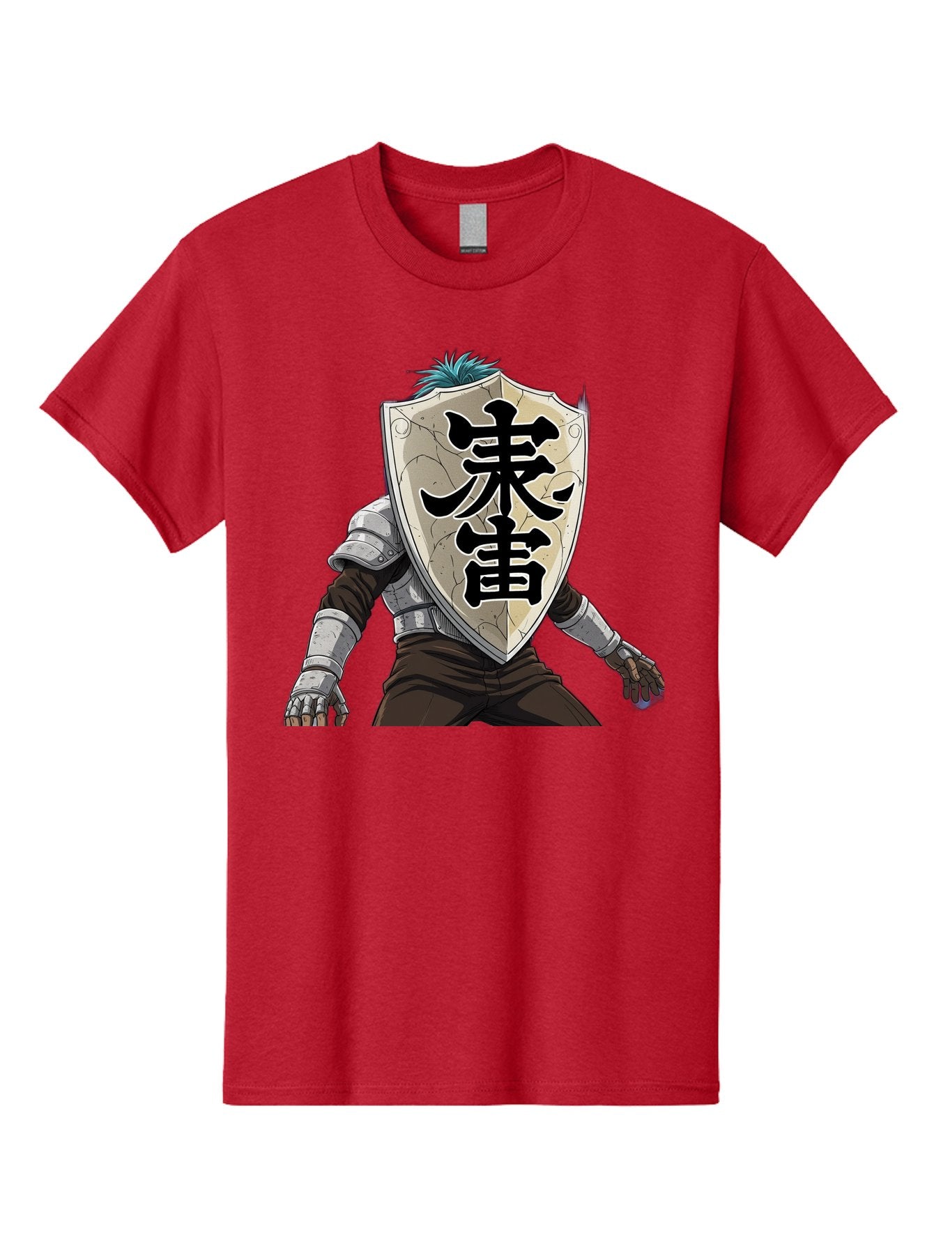 Samurai Men'S Graphic Tee, 100% Cotton, Comfortable Casual Summer Wear, Machine Washable, Samurai Armor, Japanese Warrior, Medieval Armor, Silver Armor, Kanji Characters, Feudal Japan, Bushido Code, Martial Arts Bac389 4