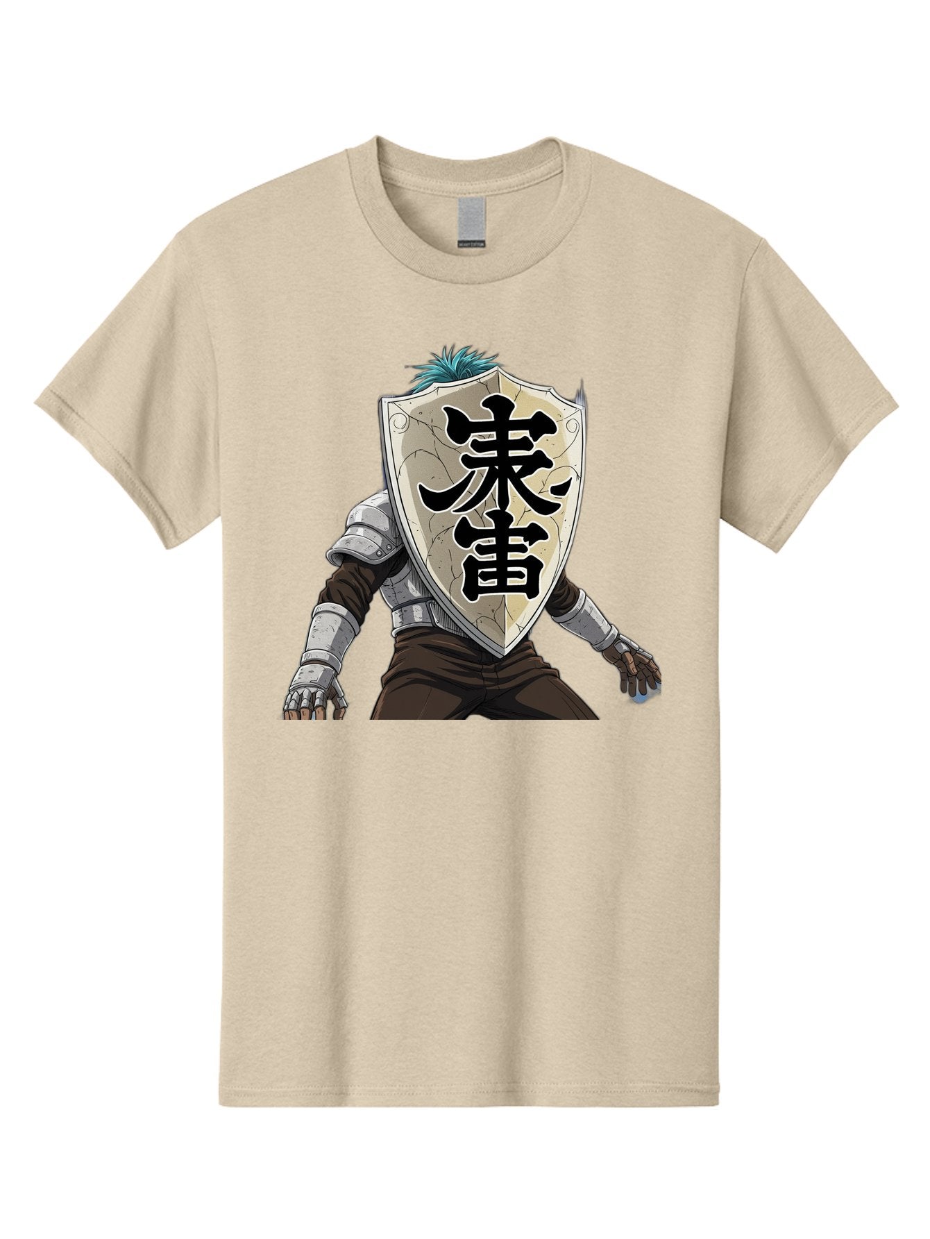 Samurai Men'S Graphic Tee, 100% Cotton, Comfortable Casual Summer Wear, Machine Washable, Samurai Armor, Japanese Warrior, Medieval Armor, Silver Armor, Kanji Characters, Feudal Japan, Bushido Code, Martial Arts Bac389 6
