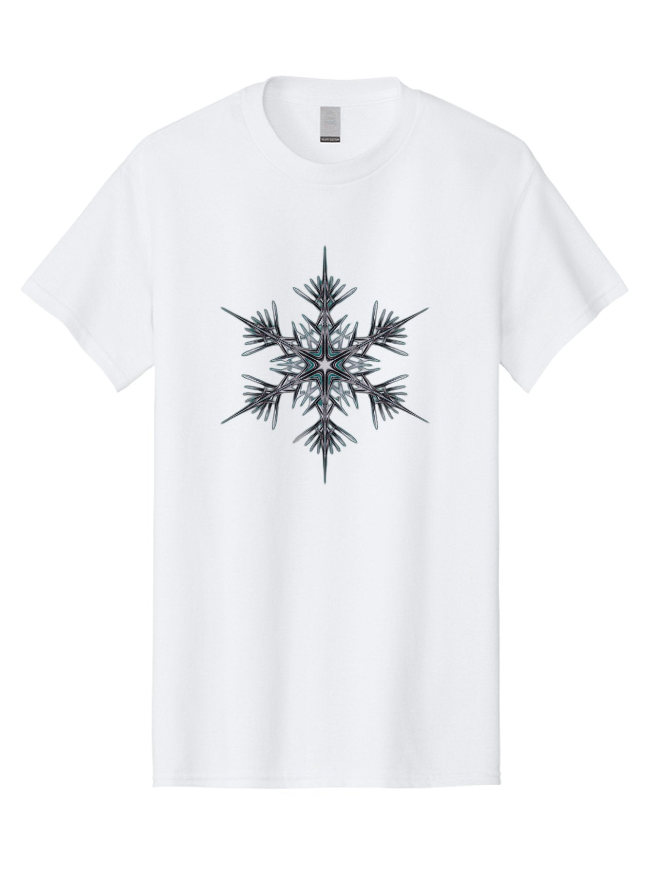 Snowflake-2 Men'S Graphic Tee, 100% Cotton, Comfortable Casual Summer Wear, Machine Washable, Delicate Snowflake, Intricate Patterns, Frosty Design, Crystal Clear, Winter Wonder, Icy Beauty, Symmetrical Shape, Six-Pointed Star Bac435 14