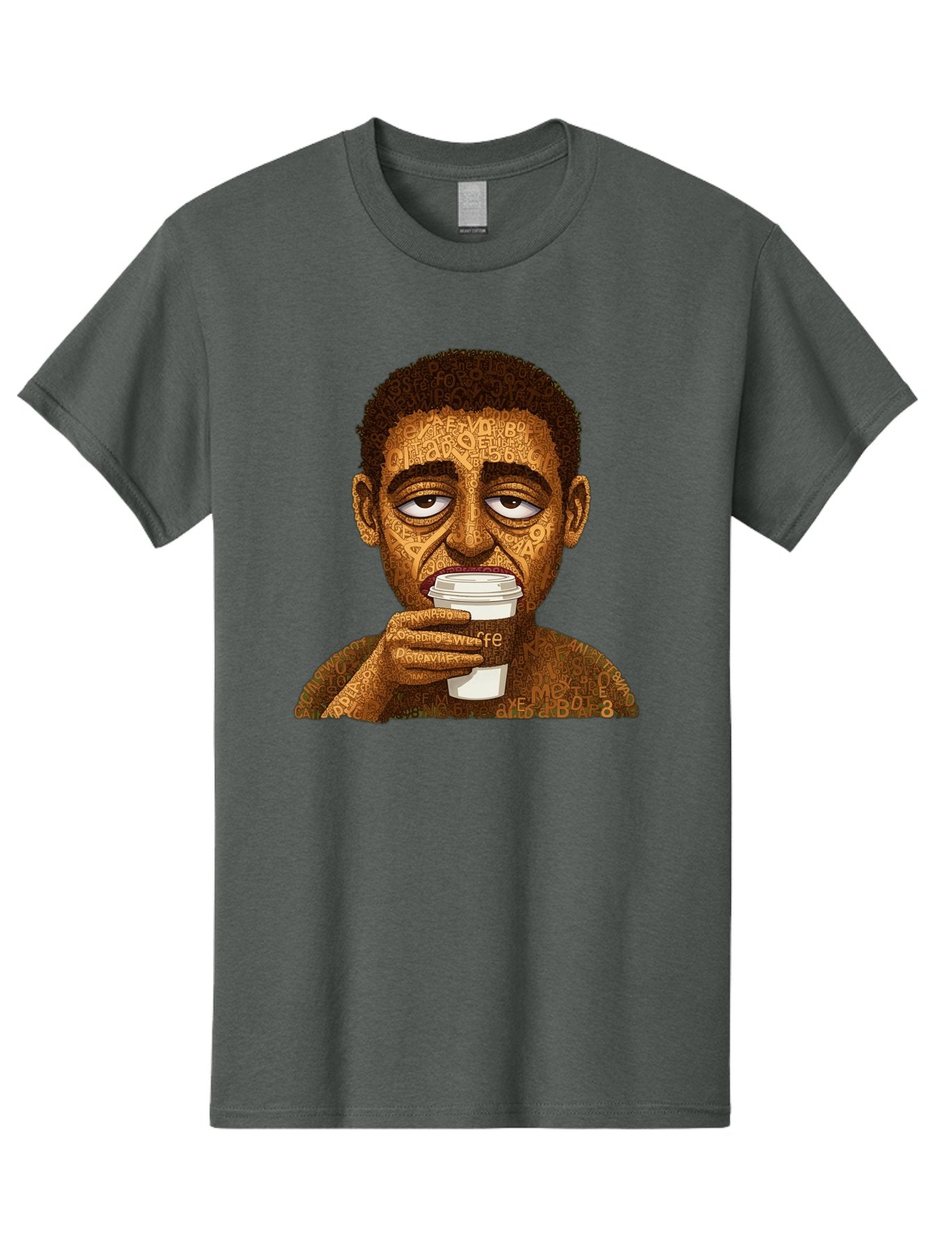 Tyler-The-Creator Men'S Graphic Tee, 100% Cotton, Comfortable Casual Summer Wear, Machine Washable, Tame Impala Lead Singer, Kevin Parker, Drinking Coffee, Psychedelic Art, Typography, Abstract Portrait, Indie Rock, Music Icon, Bac529 12