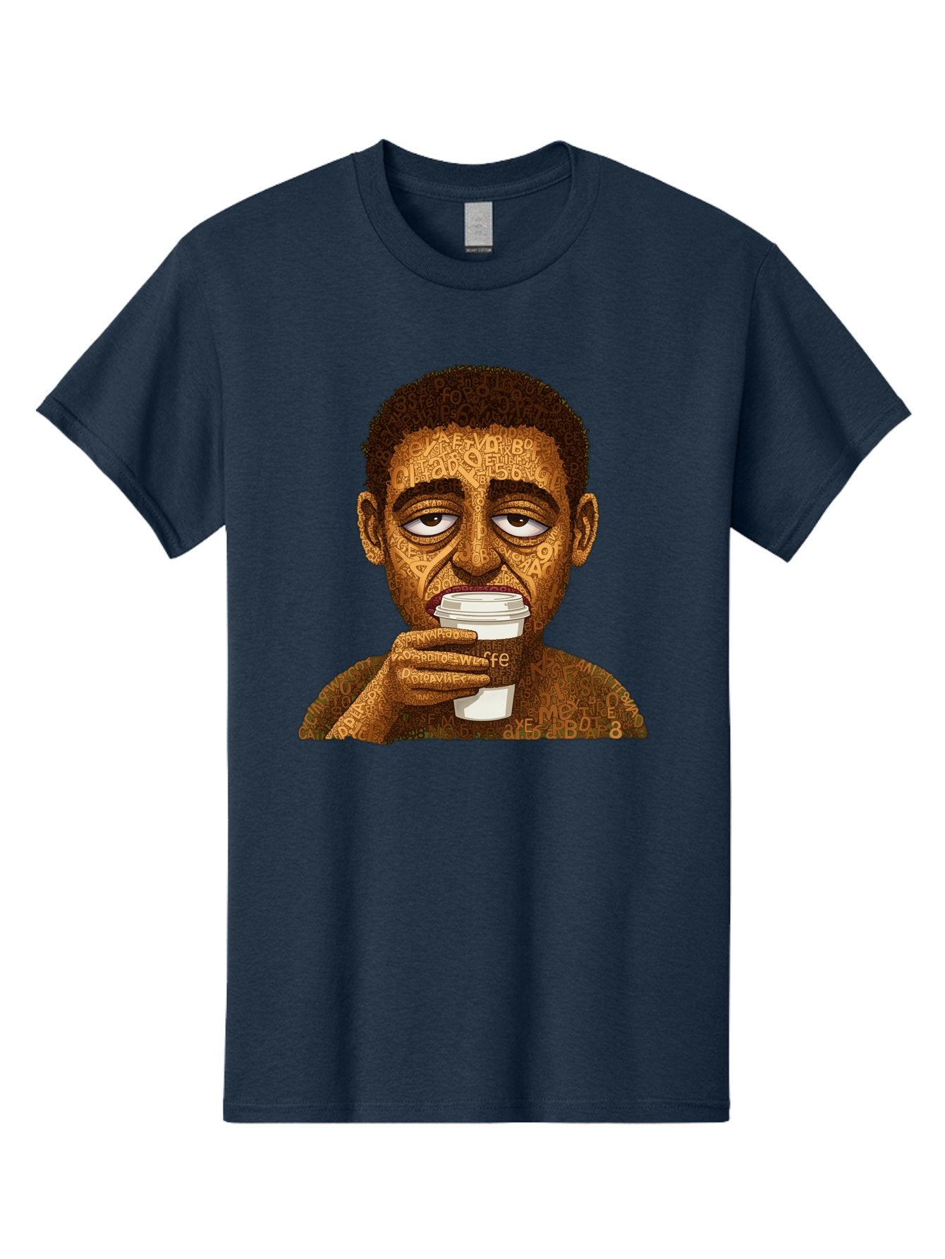 Tyler-The-Creator Men'S Graphic Tee, 100% Cotton, Comfortable Casual Summer Wear, Machine Washable, Tame Impala Lead Singer, Kevin Parker, Drinking Coffee, Psychedelic Art, Typography, Abstract Portrait, Indie Rock, Music Icon, Bac529 14